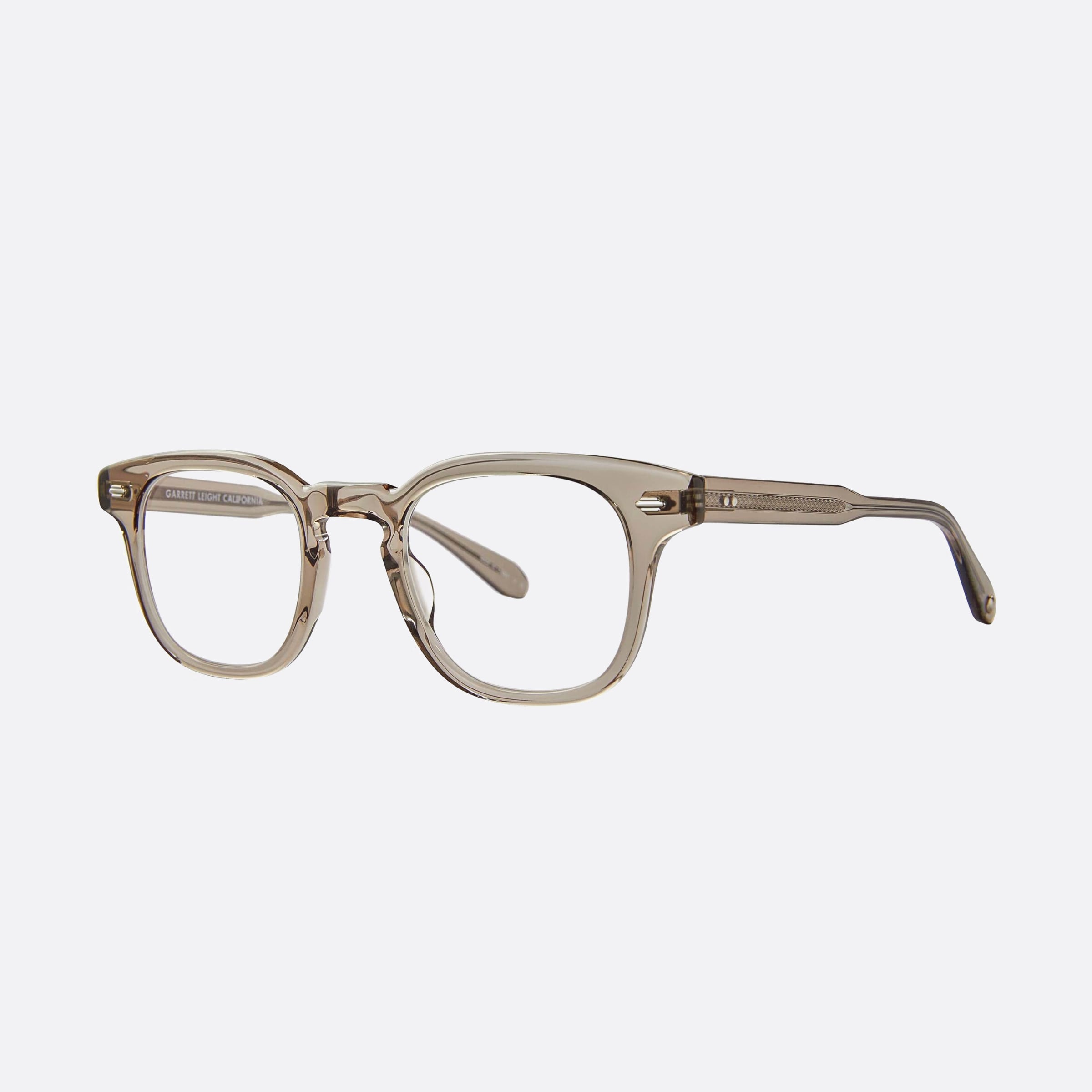 Garrett 47mm Leight Sherwood Clcr Grey Squared Unisex Eyeglasses - Main View