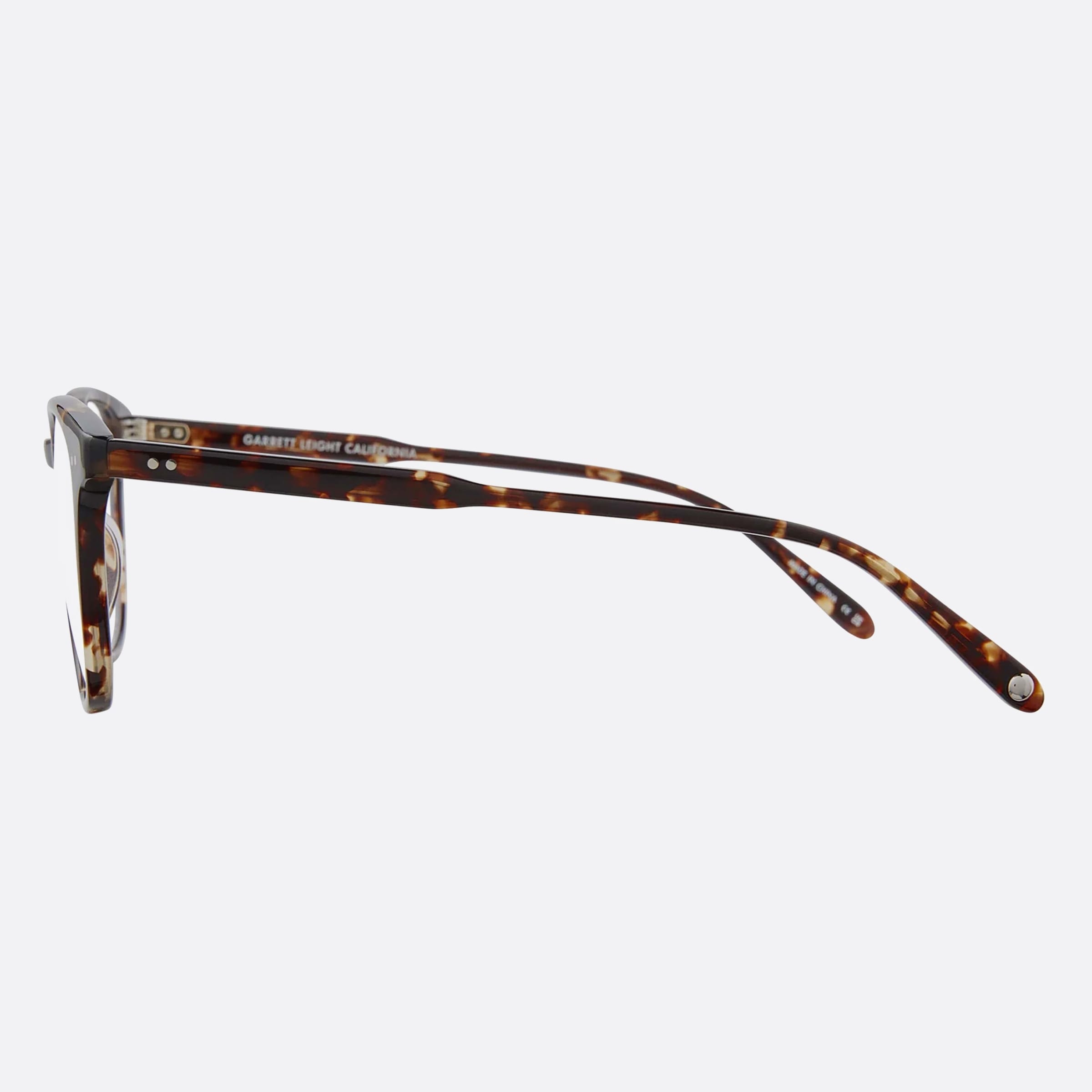 Garrett 49mm Leight Whitney Agt Tortoise Pantos Unisex Eyeglasses - Detail View