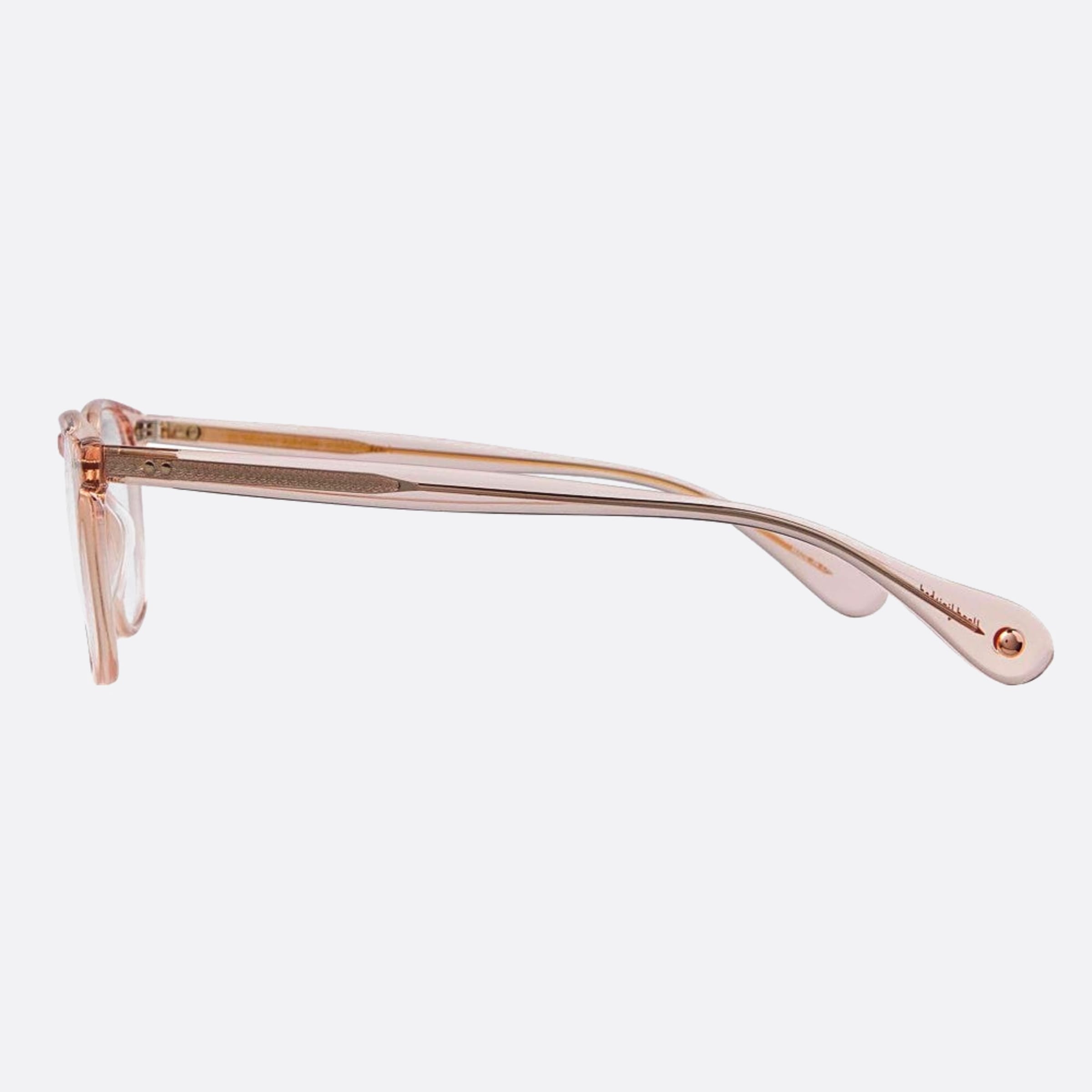 Garrett 47mm Leight Wilshire Himslt Pink Squared Unisex Eyeglasses - Detail View