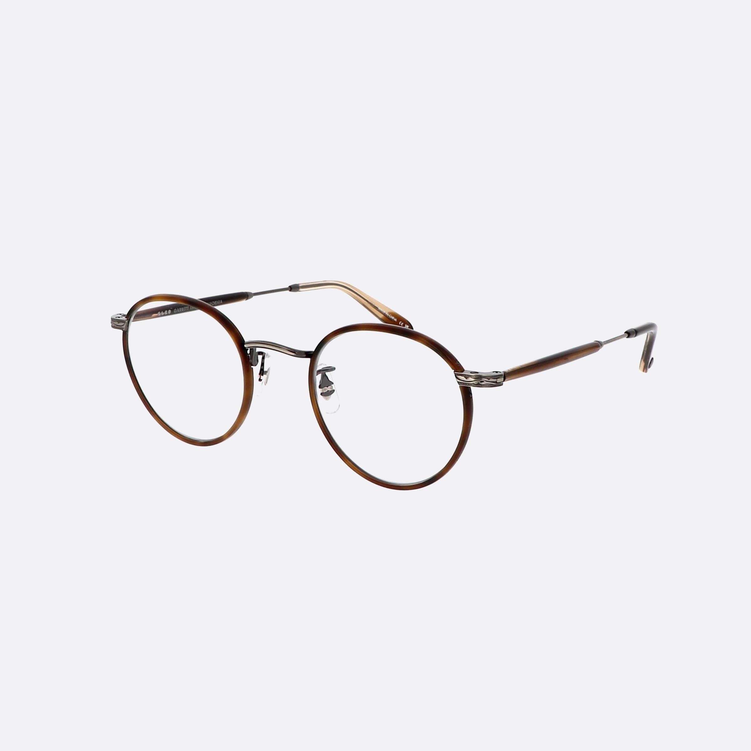 Garrett 46mm Leight Wilson Hct Kht Havana Round Unisex Eyeglasses - Main View