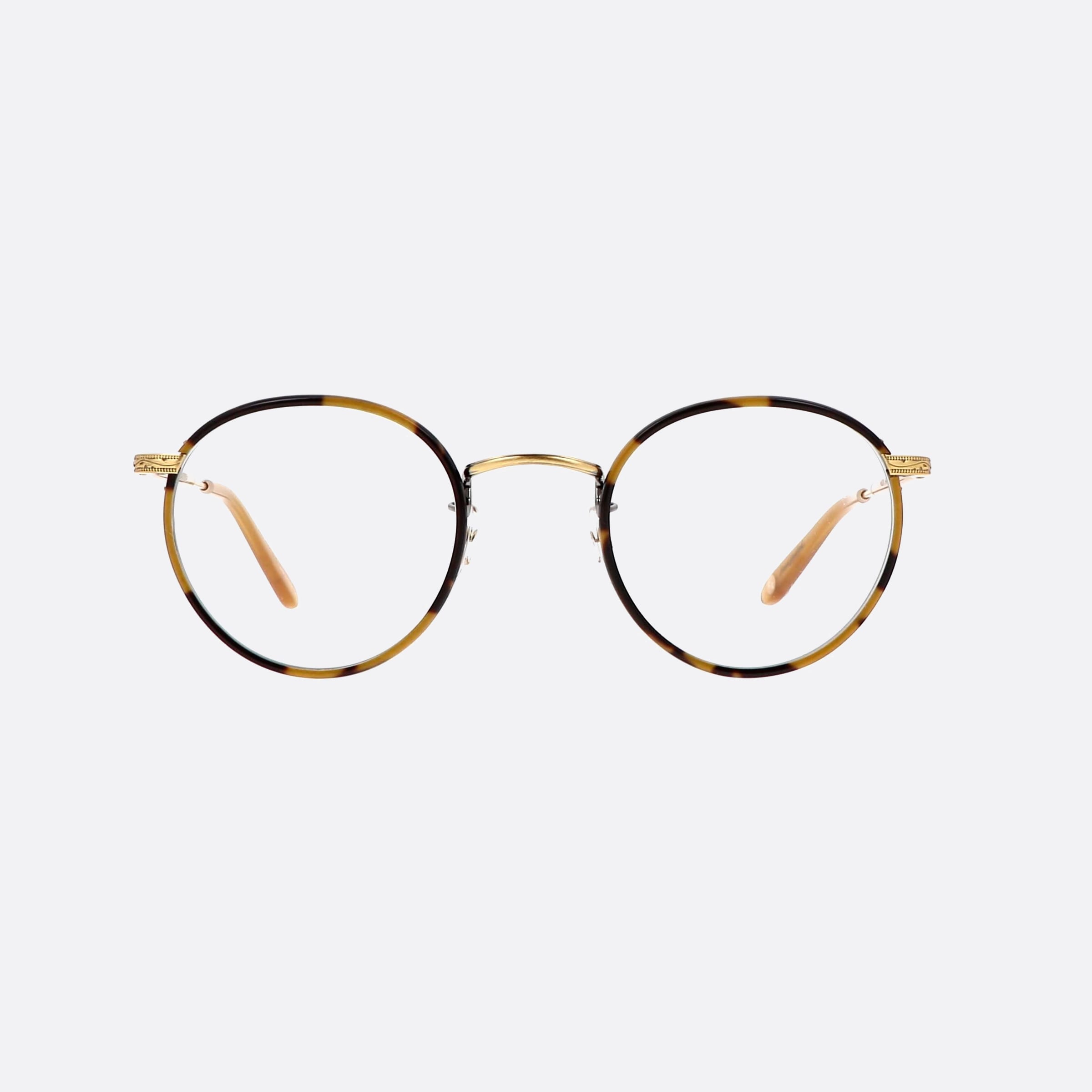 Garrett 46mm Leight Wilson Black Round Unisex Eyeglasses - Side View