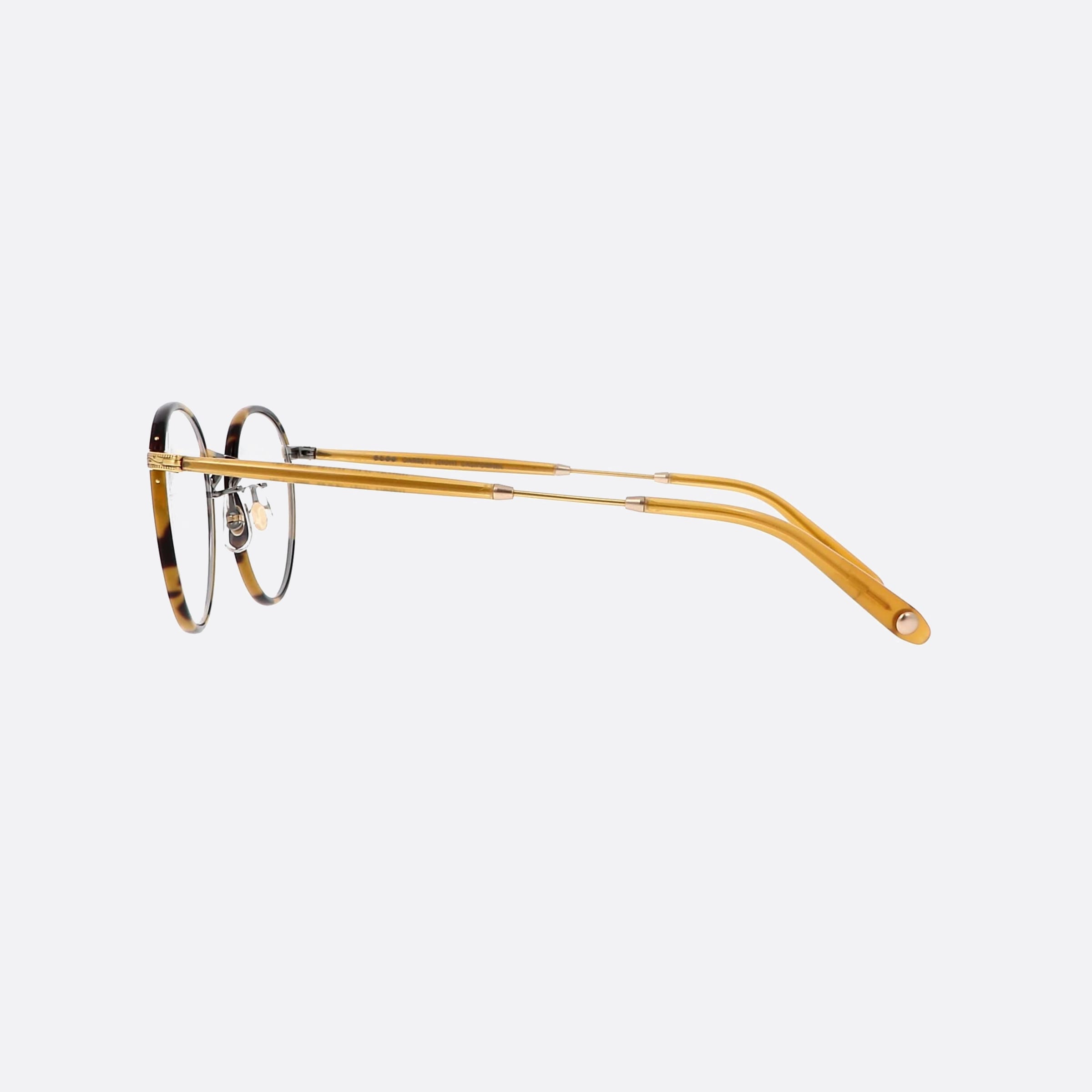 Garrett 46mm Leight Wilson Black Round Unisex Eyeglasses - Detail View