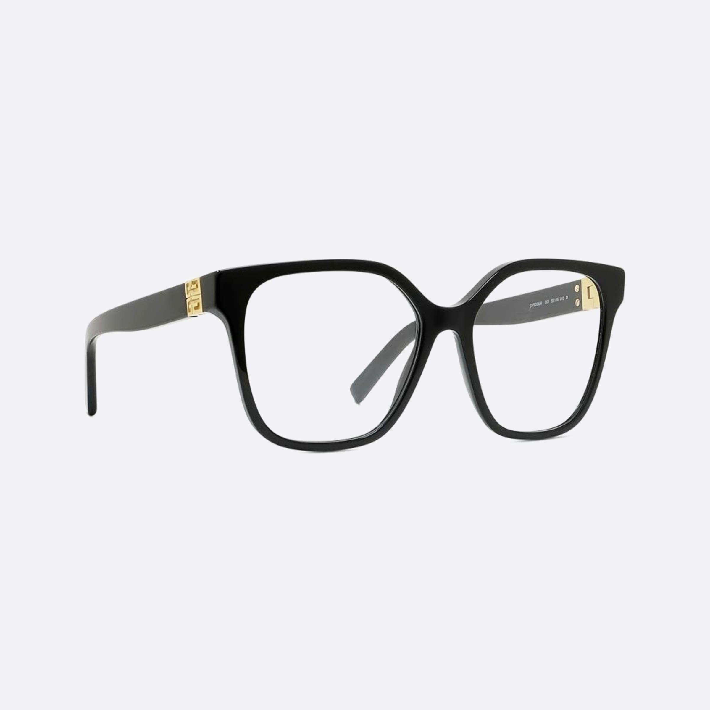 Givenchy 55mm Black Squared Women Eyeglasses - Additional Angle