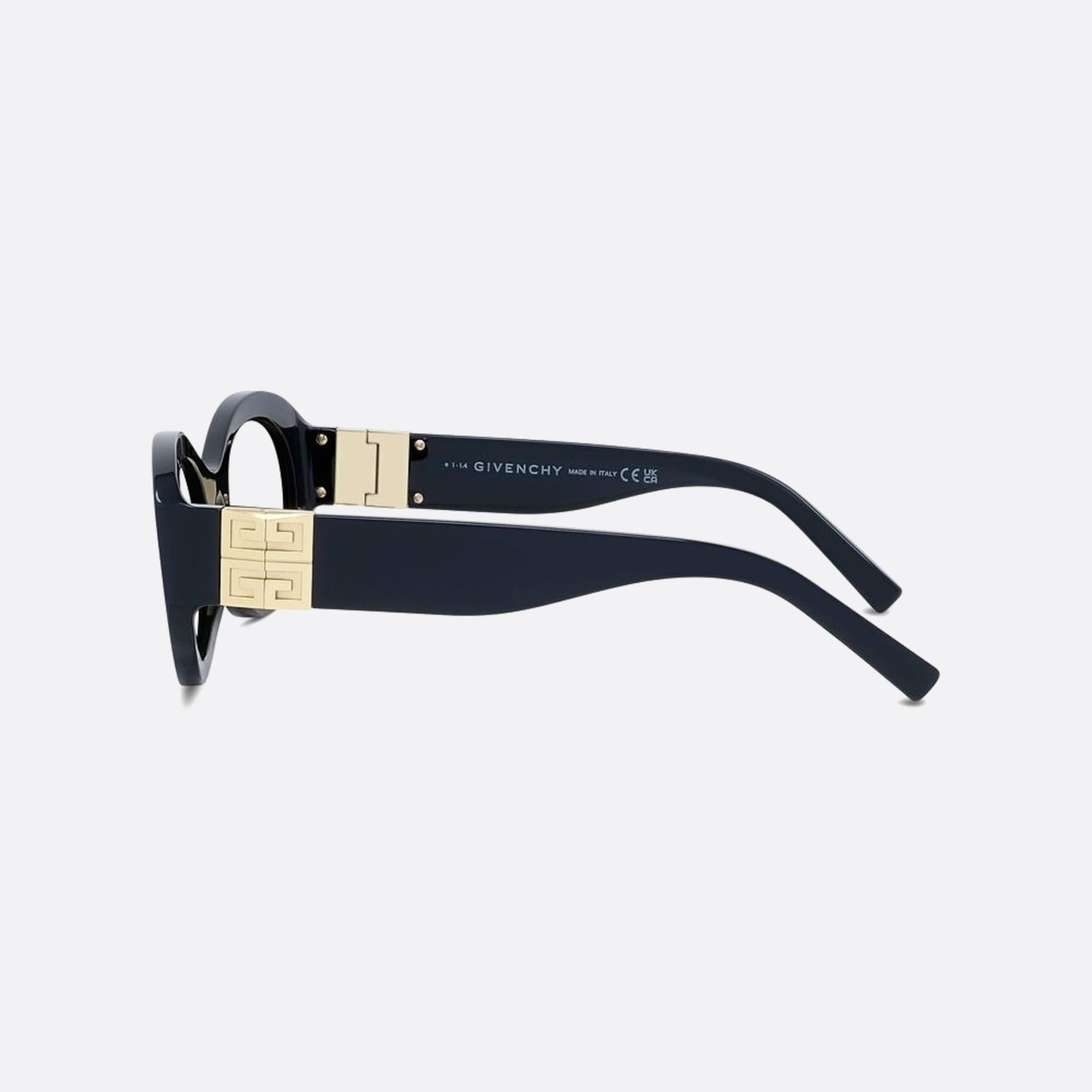 Givenchy 52mm 01e Black Oval Women Sunglasses - Detail View