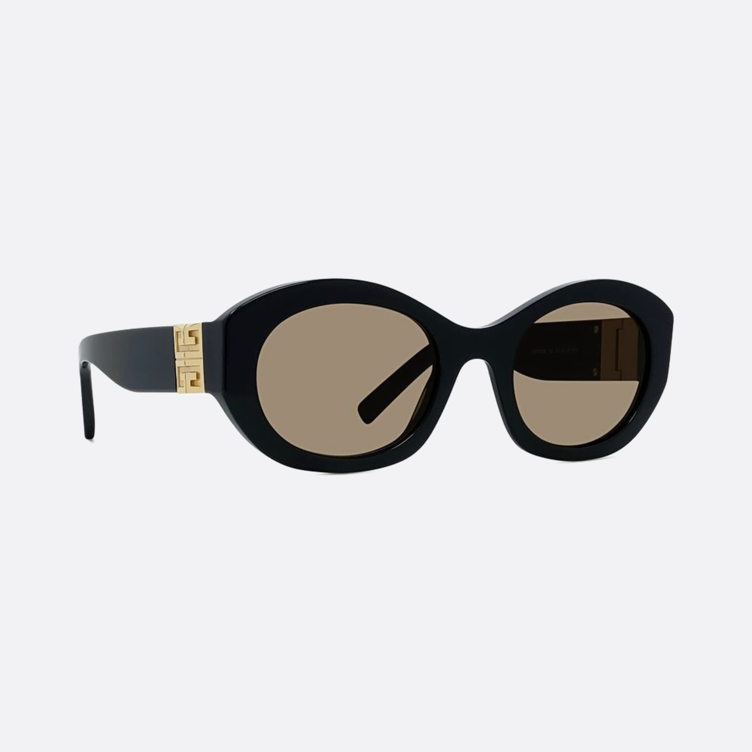 Givenchy 52mm 01e Black Oval Women Sunglasses - Additional Angle