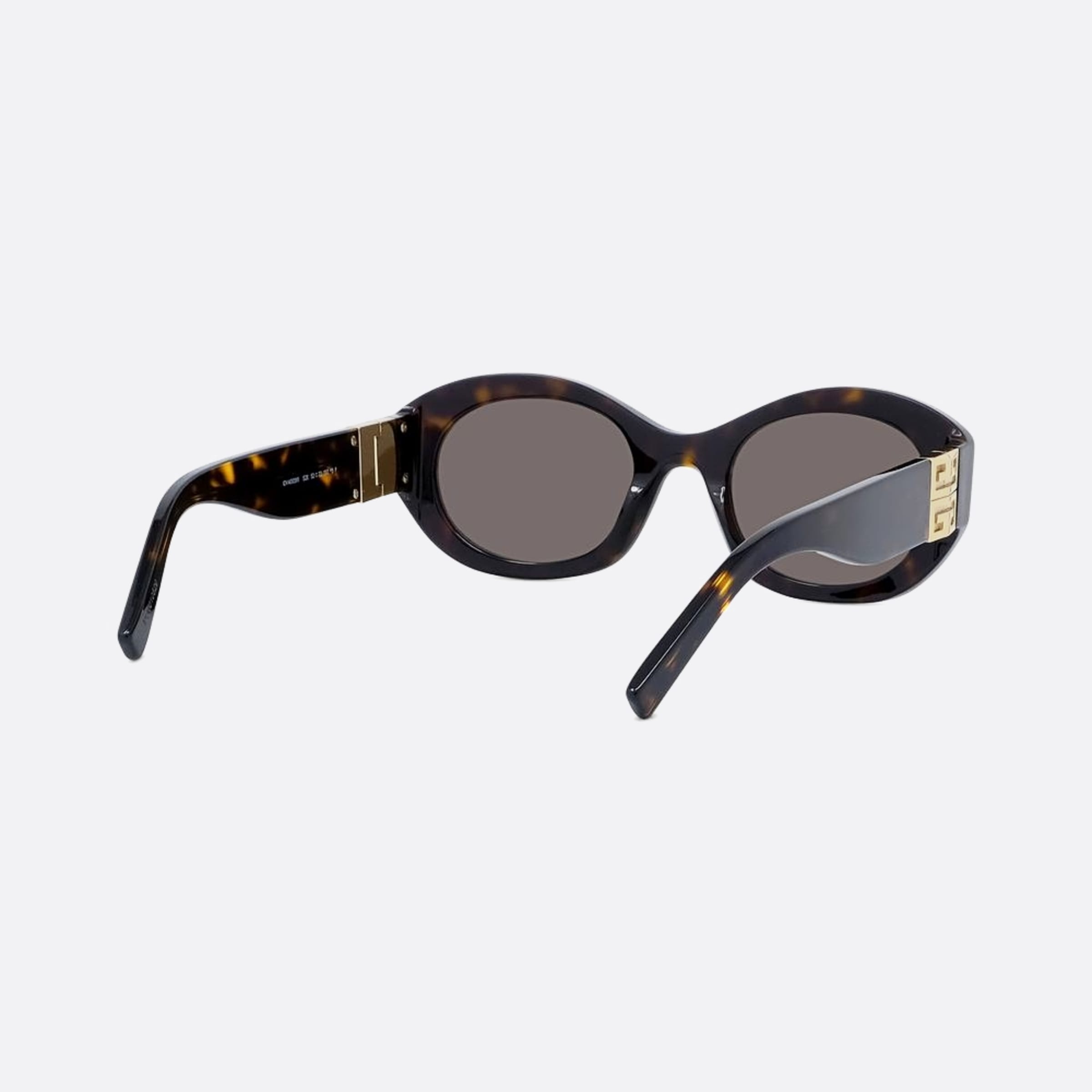 Givenchy 52mm 52e Havana Oval Women Sunglasses - Additional Angle