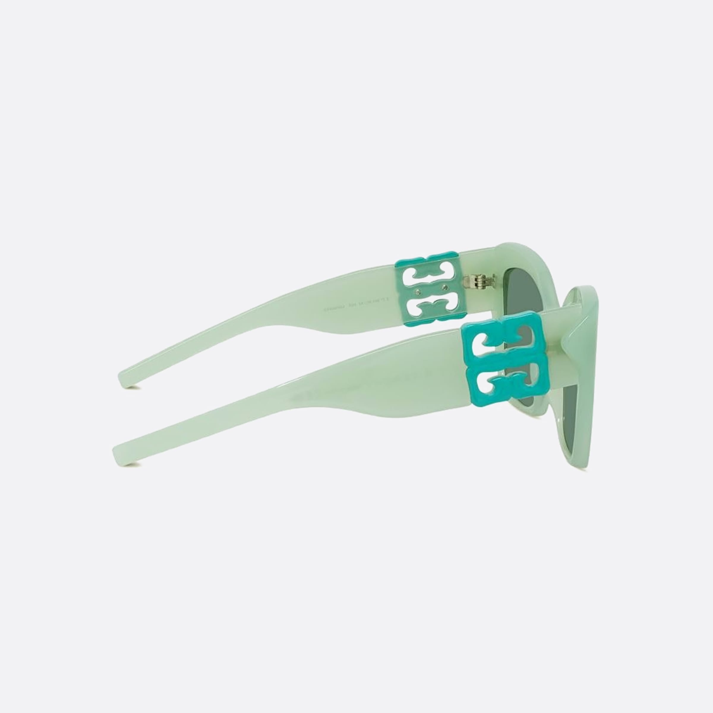 Givenchy 54mm Liquid 93n Green Squared Women Sunglasses - Additional Angle