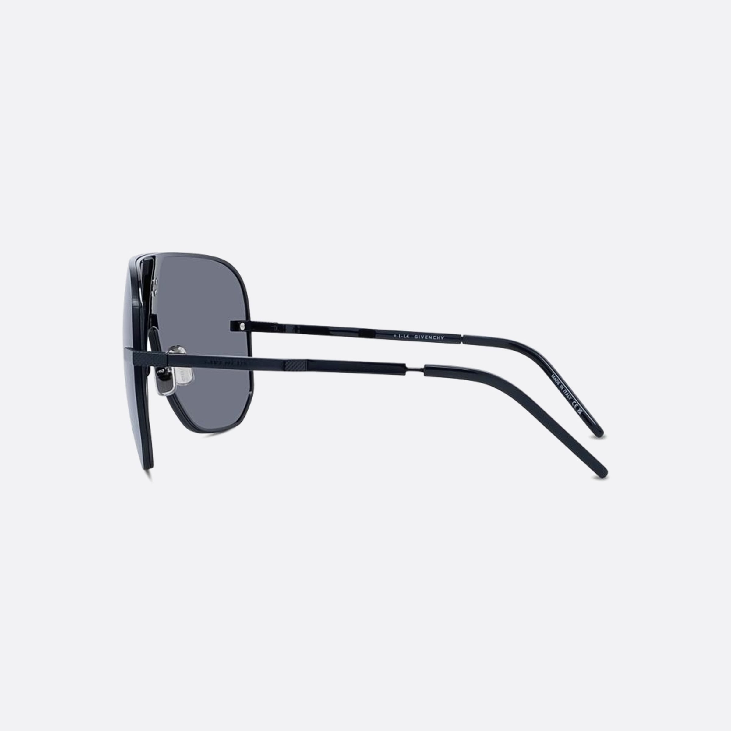 Givenchy 4gem 01a Black Rectangle Women Sunglasses - Detail View