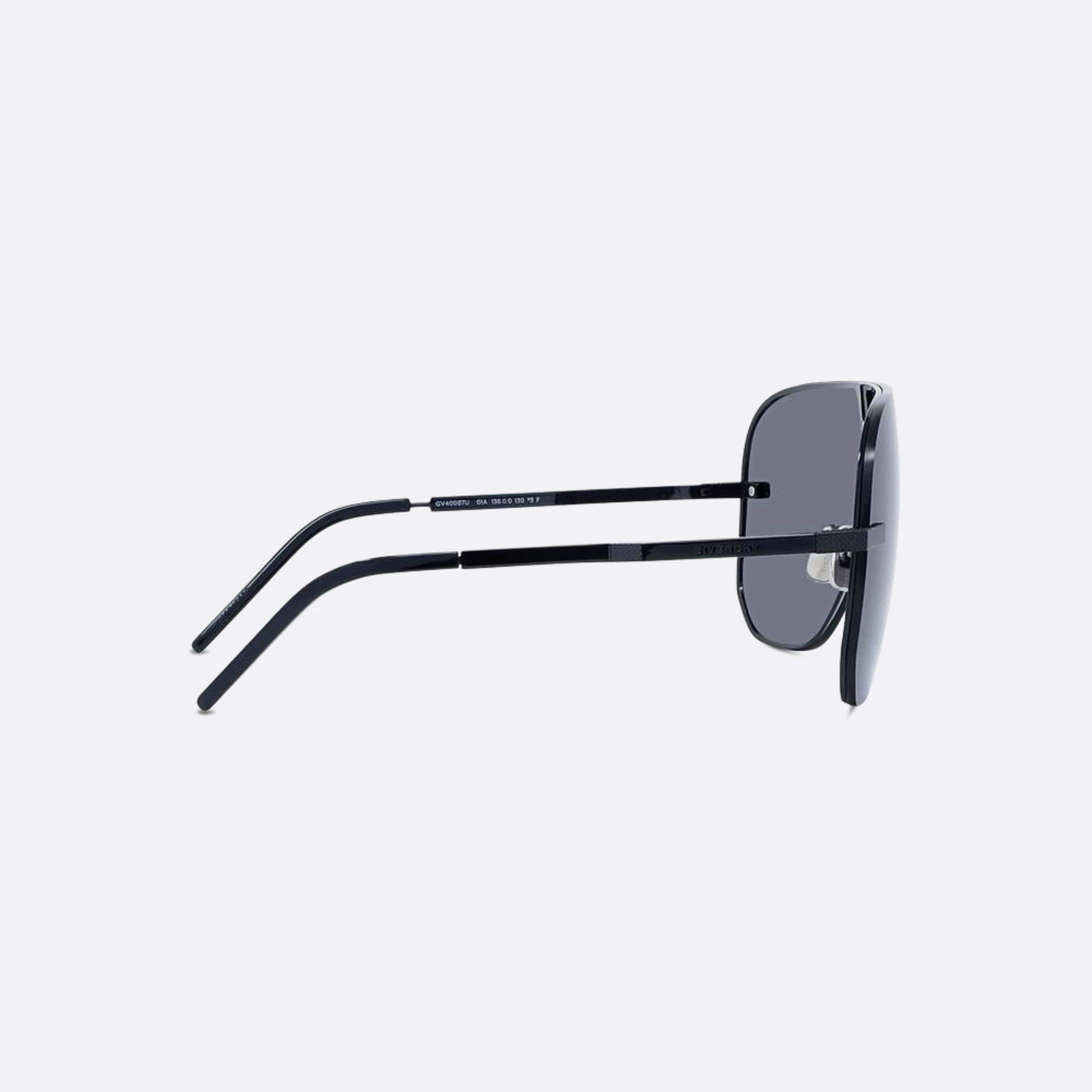 Givenchy 4gem 01a Black Rectangle Women Sunglasses - Additional Angle