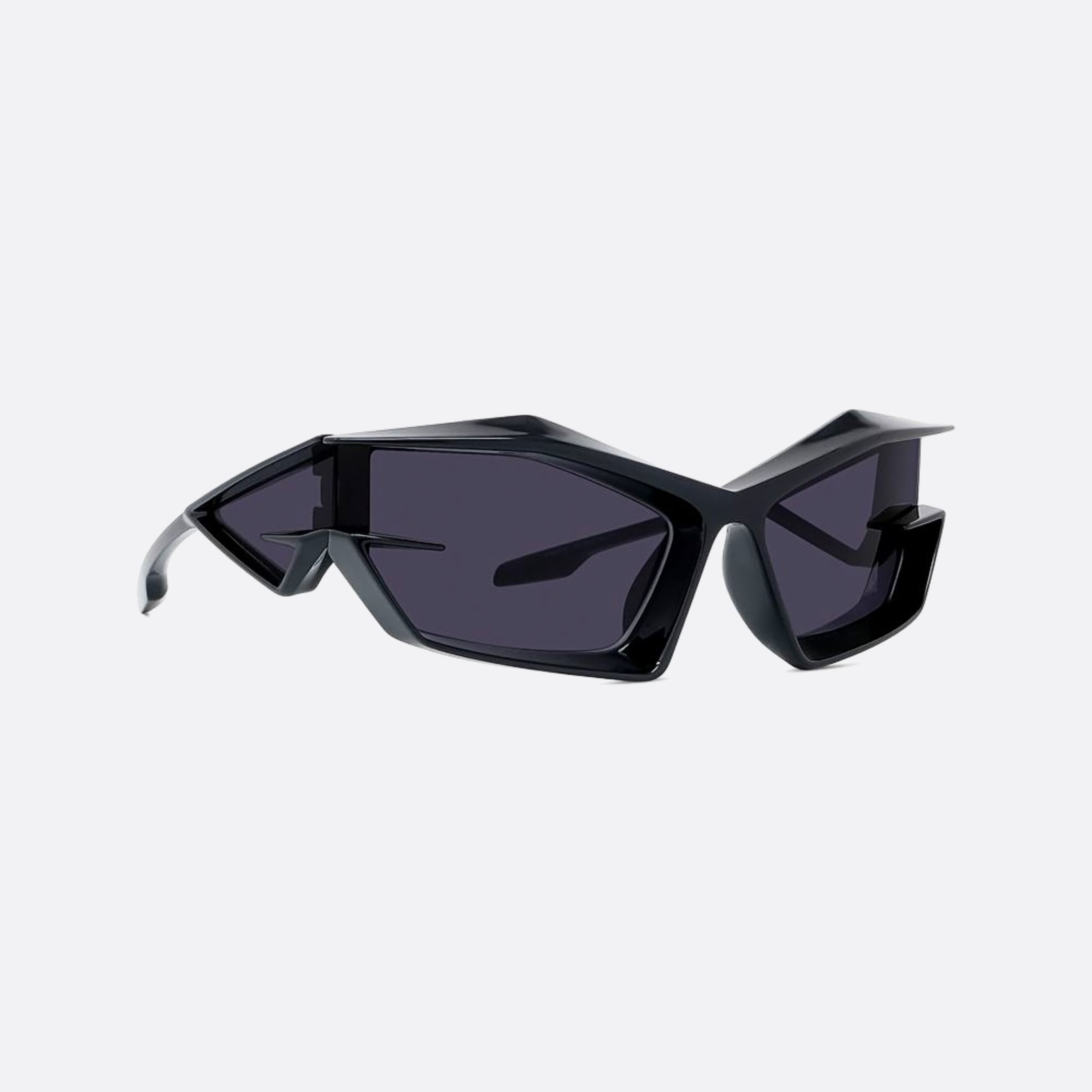 Givenchy 69mm Giv Cut 01a Black Geometric Men Sunglasses - Additional Angle