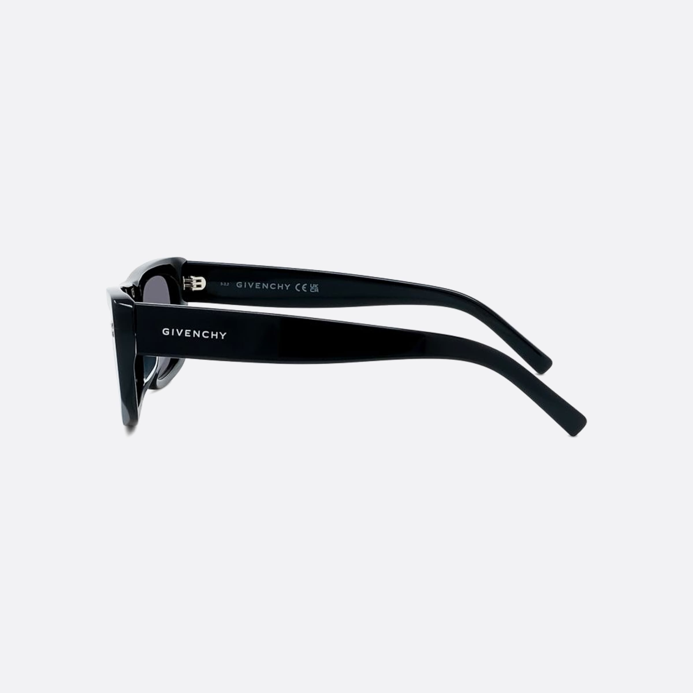Givenchy 57mm Day 01a Black Squared Women Sunglasses - Detail View