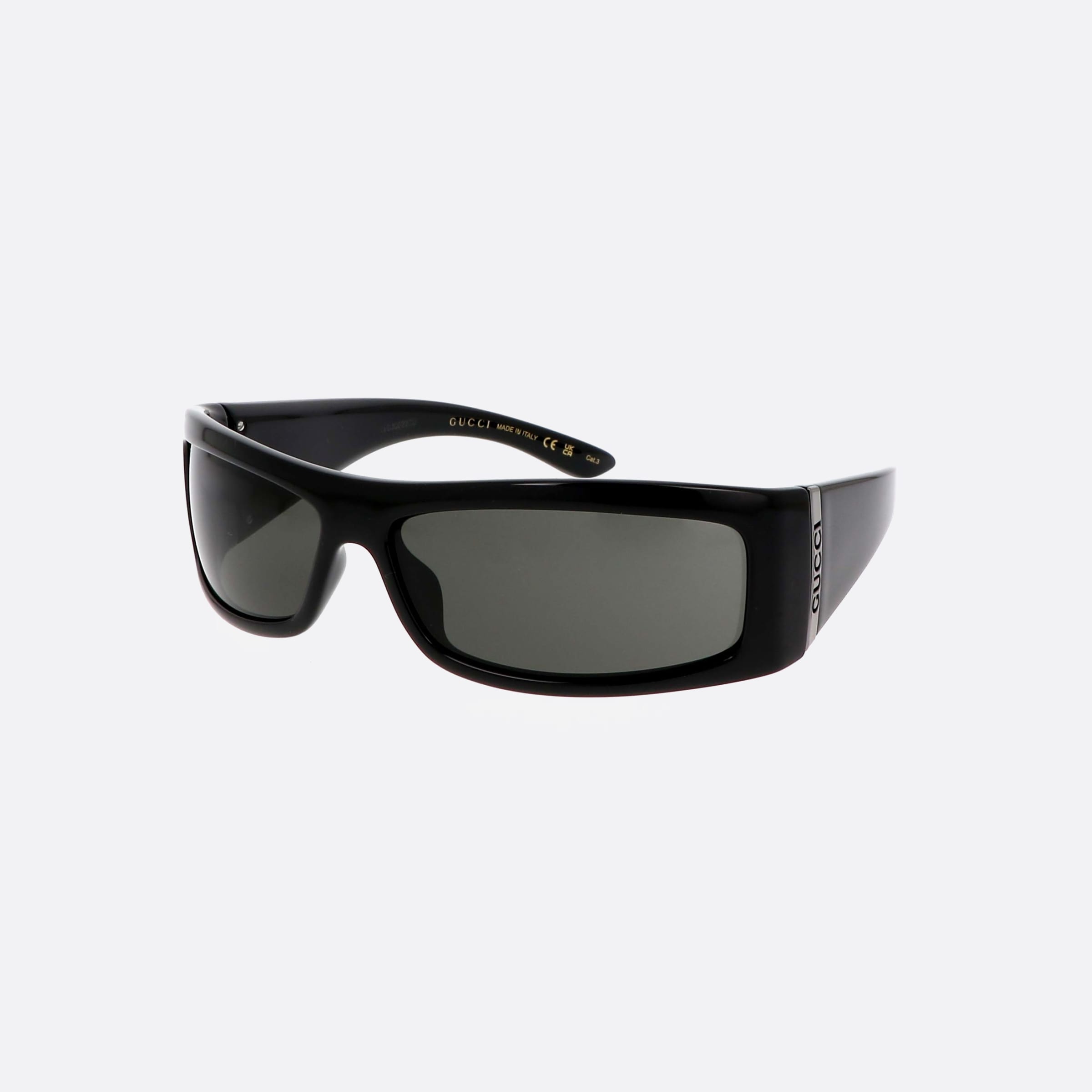 Gucci 64mm Fashion Black Squared Man Sunglasses - Main View