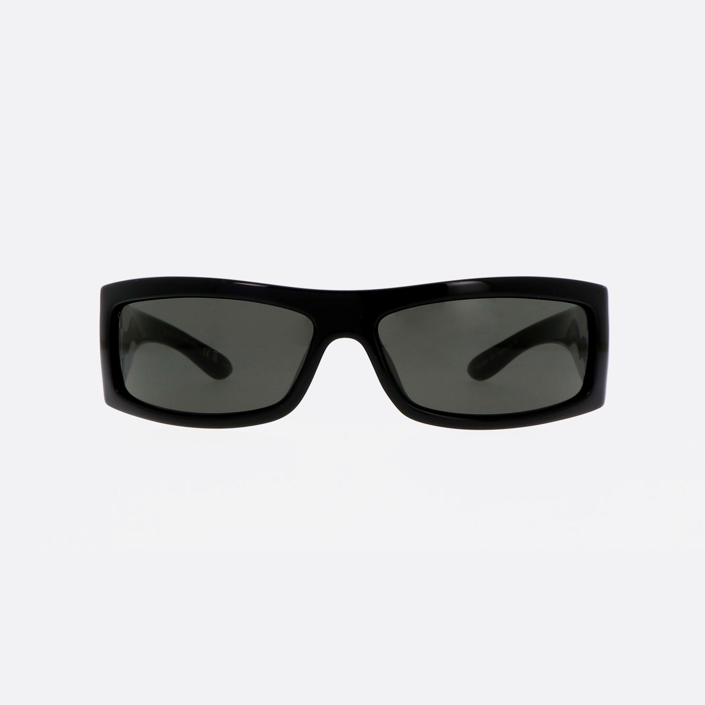 Gucci 64mm Fashion Black Squared Man Sunglasses - Side View