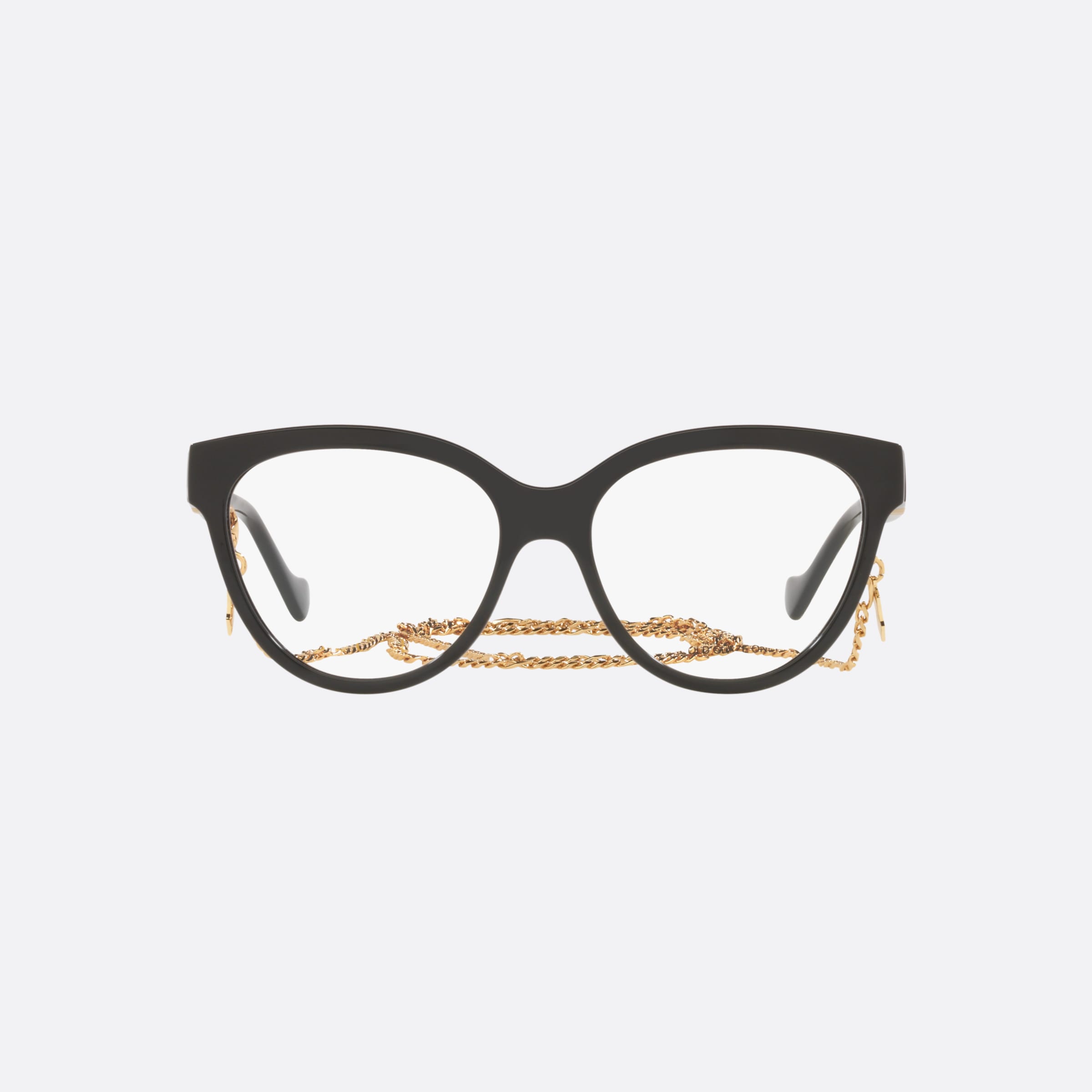 Gucci 54mm Gc001631 Black Cat Eye Woman Eyeglasses - Lifestyle Shot