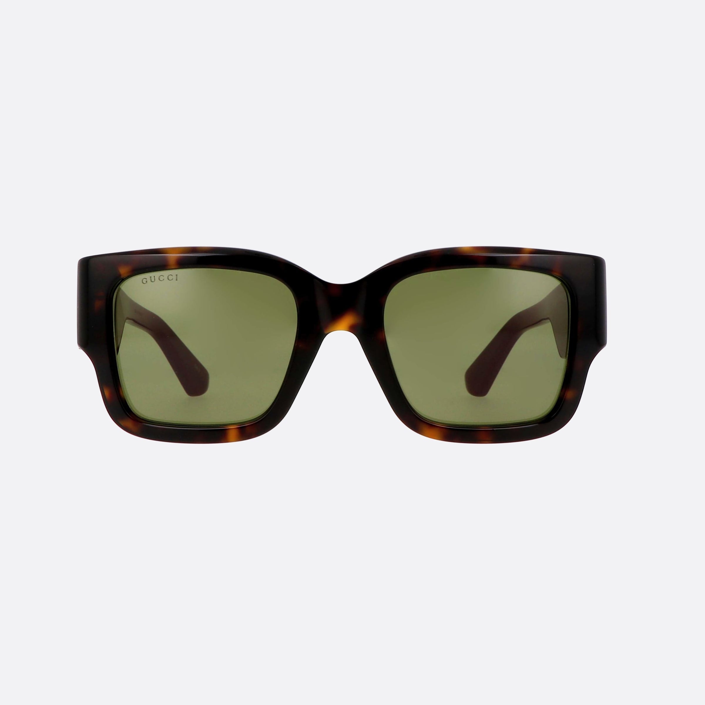 Gucci 52mm Logo Dhr Havana Squared Woman Sunglasses - Side View