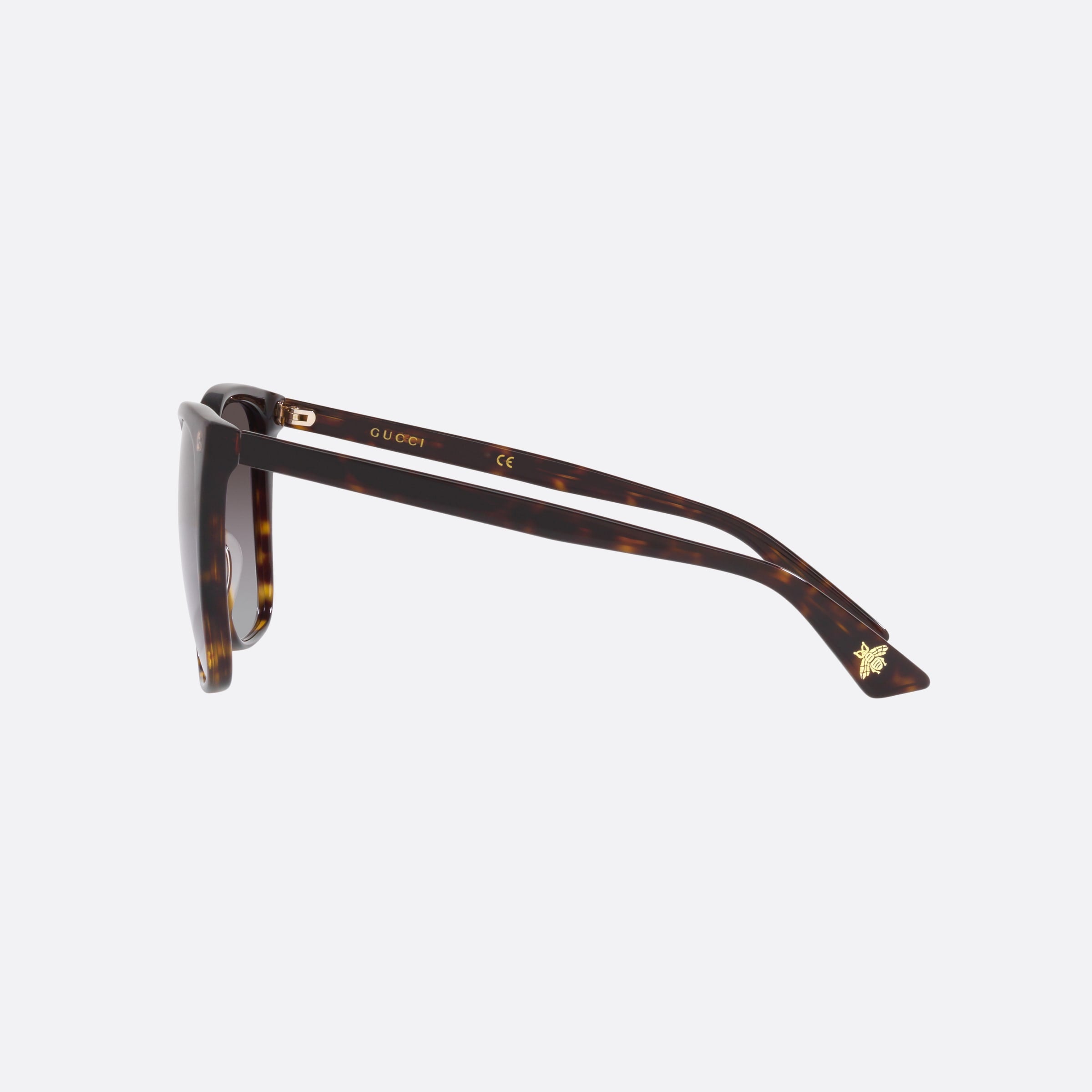 Gucci 57mm Tortoise Cat Eye Woman Sunglasses - Detail View
