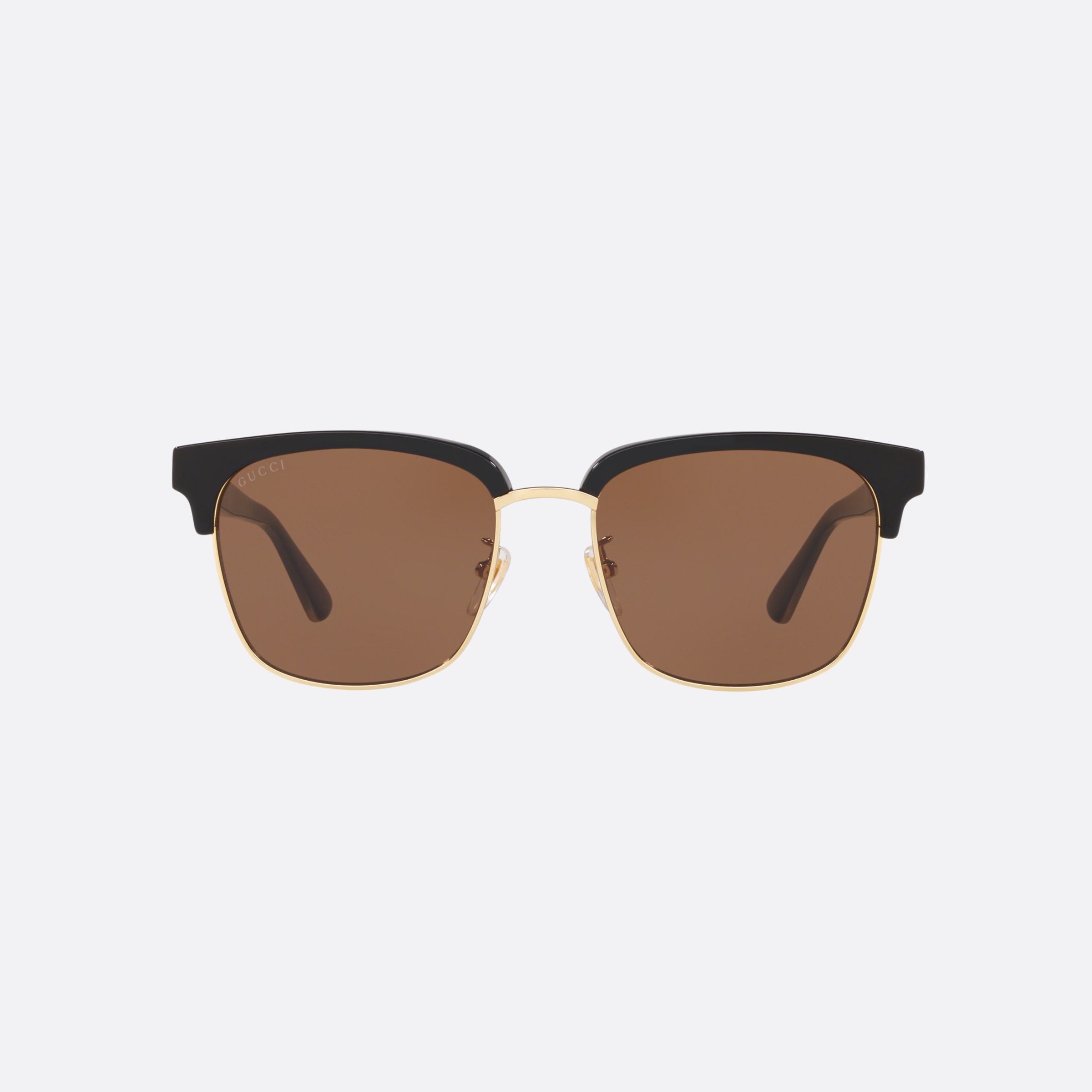 Gucci 56mm Black Rectangular Man Sunglasses - Lifestyle Shot