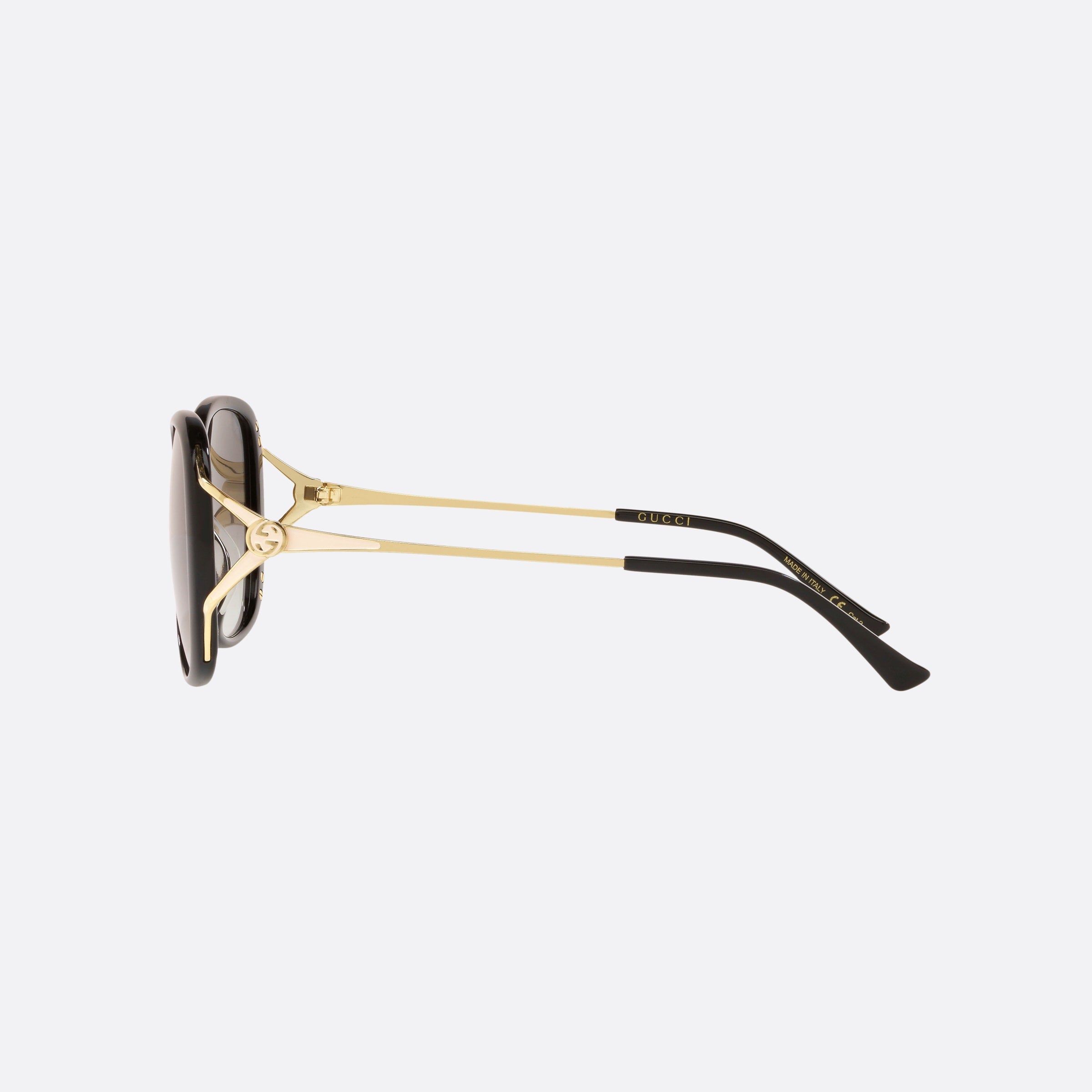 Gucci 58mm Gg0649sk Gold Oval Woman Sunglasses - Detail View