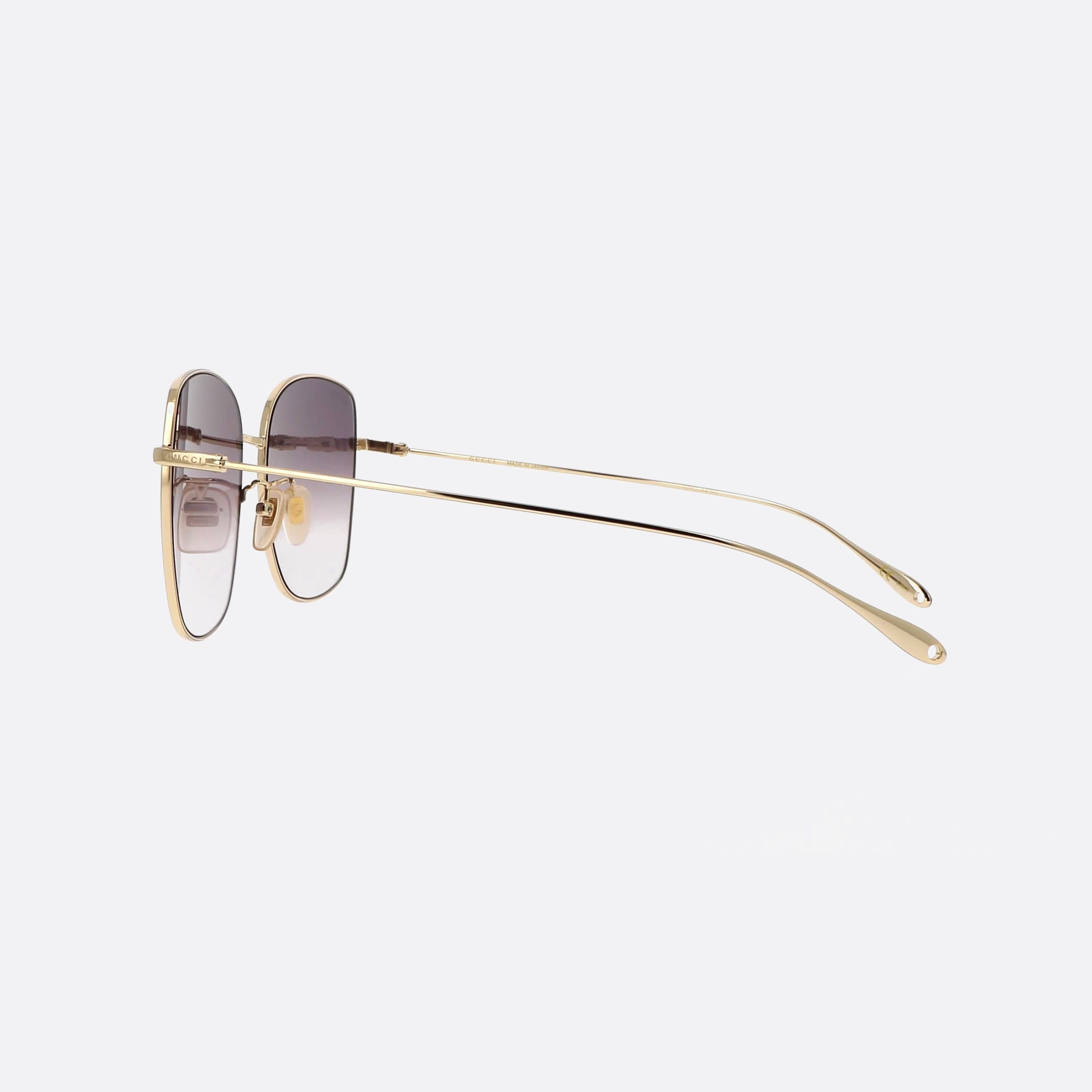Gucci 60mm Gg1030sk Gold Square Unisex Sunglasses - Detail View