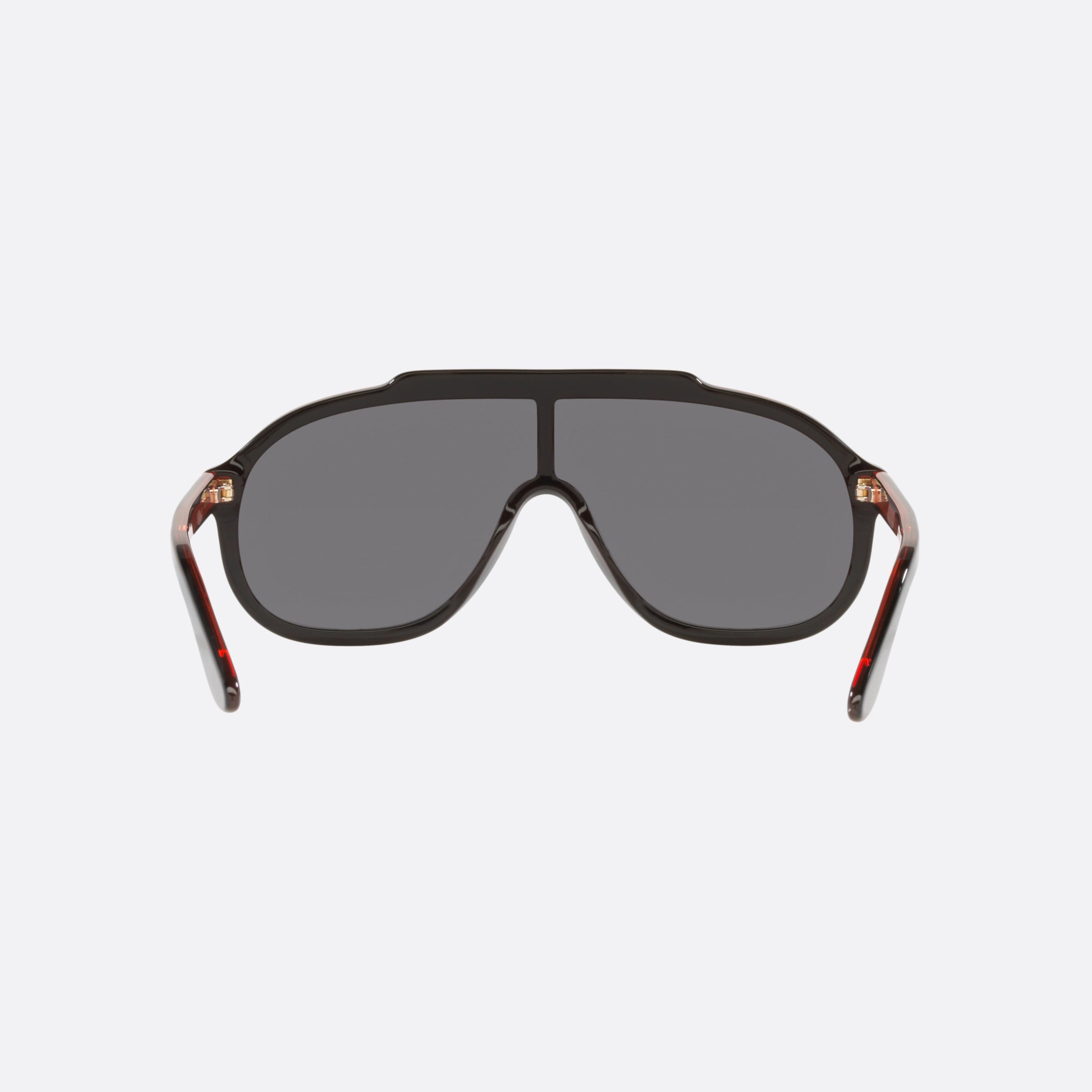 Gucci 48mm Black Pilot Man Sunglasses - Side View
