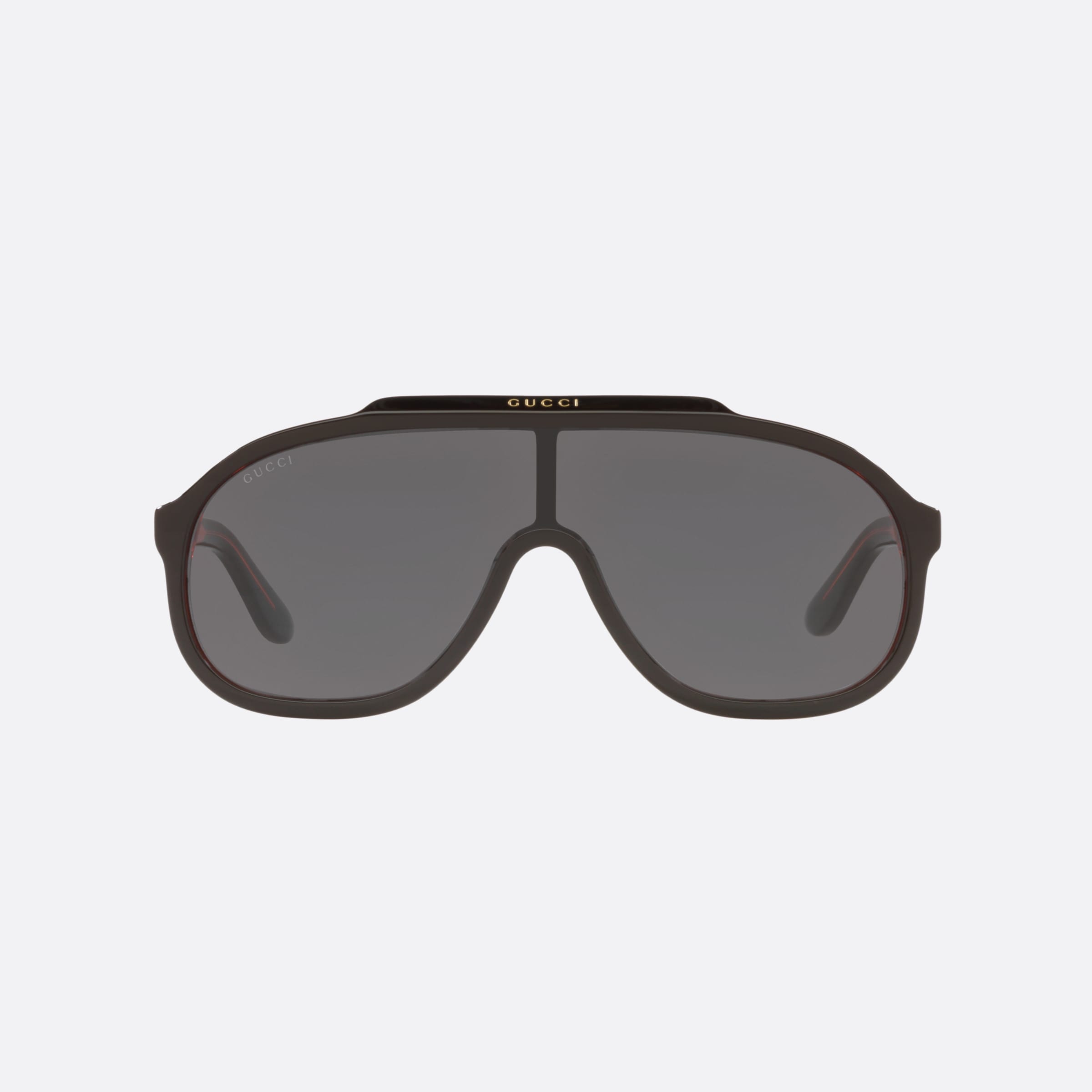 Gucci 48mm Black Pilot Man Sunglasses - Lifestyle Shot