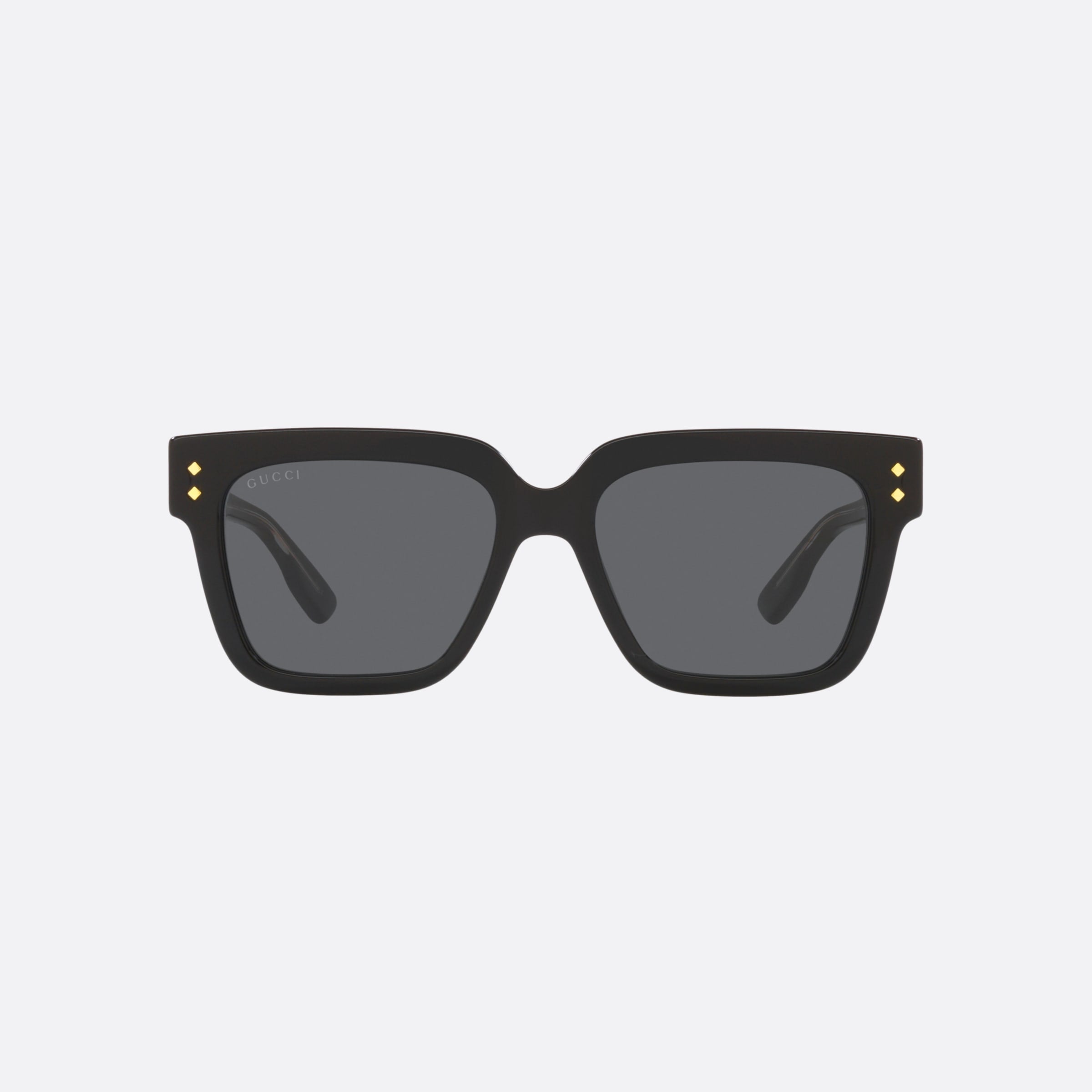 Gucci 54mm Black Rectangular Man Sunglasses - Lifestyle Shot