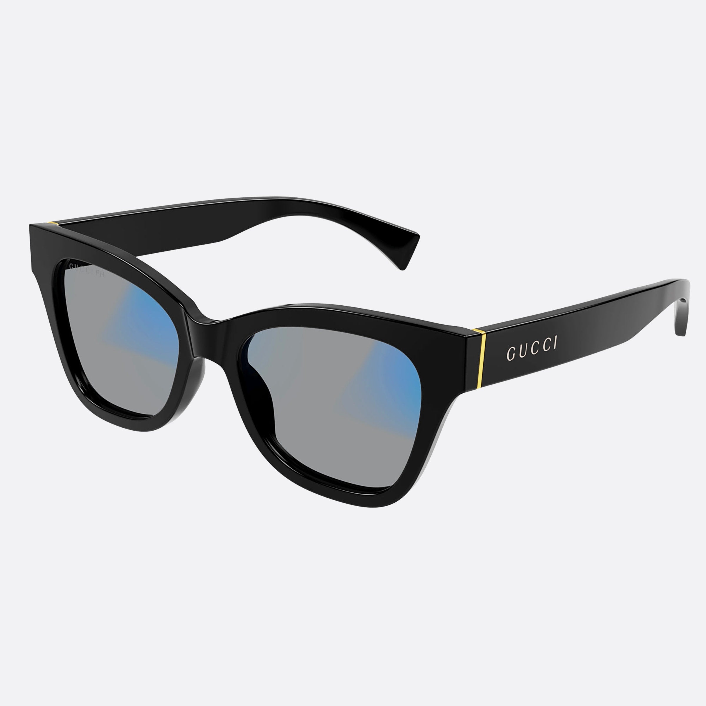 Gucci 52mm Black Cat Eye Photochromic Women Sunglasses - Detail View