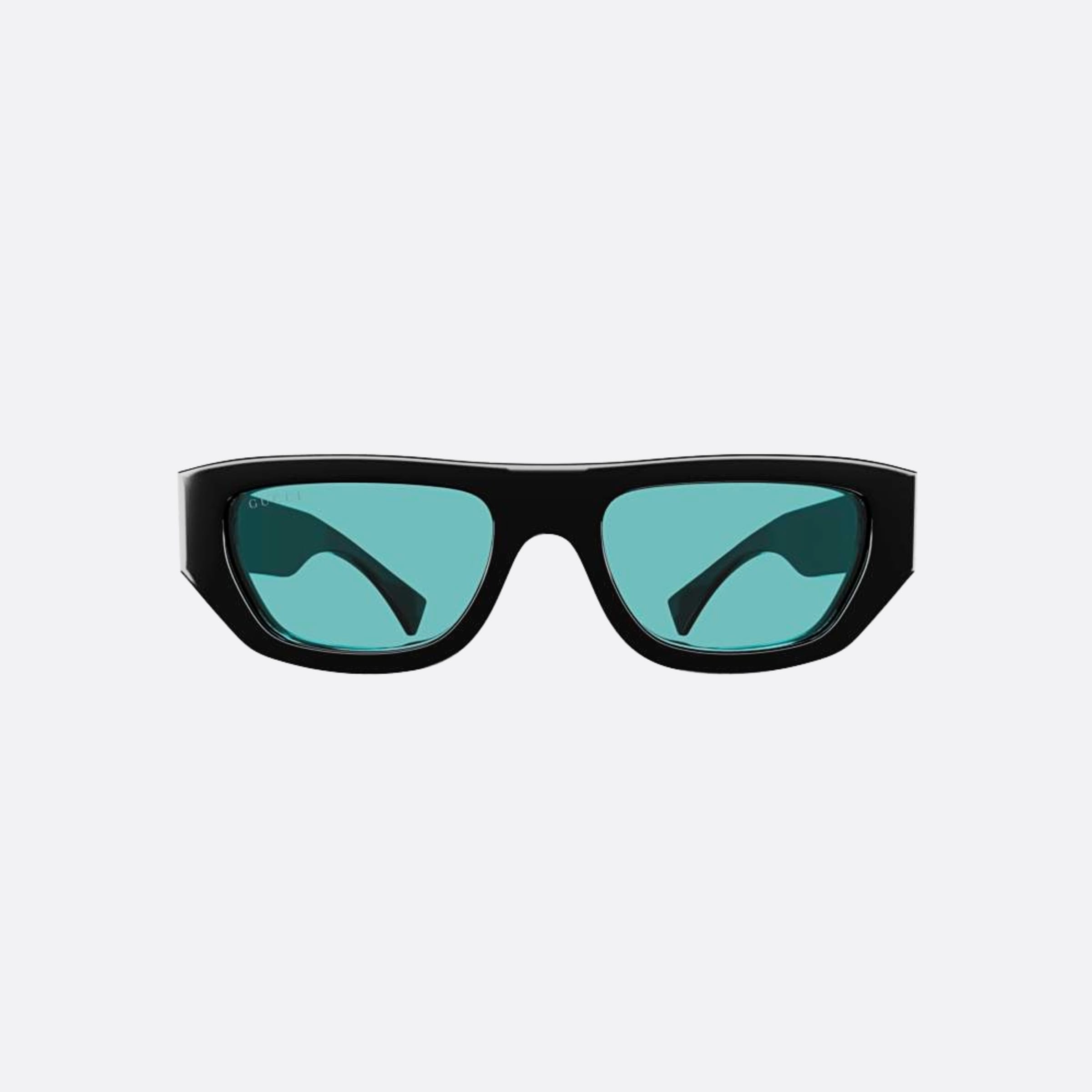 Gucci 53mm Black Geometric Men Sunglasses - Main View
