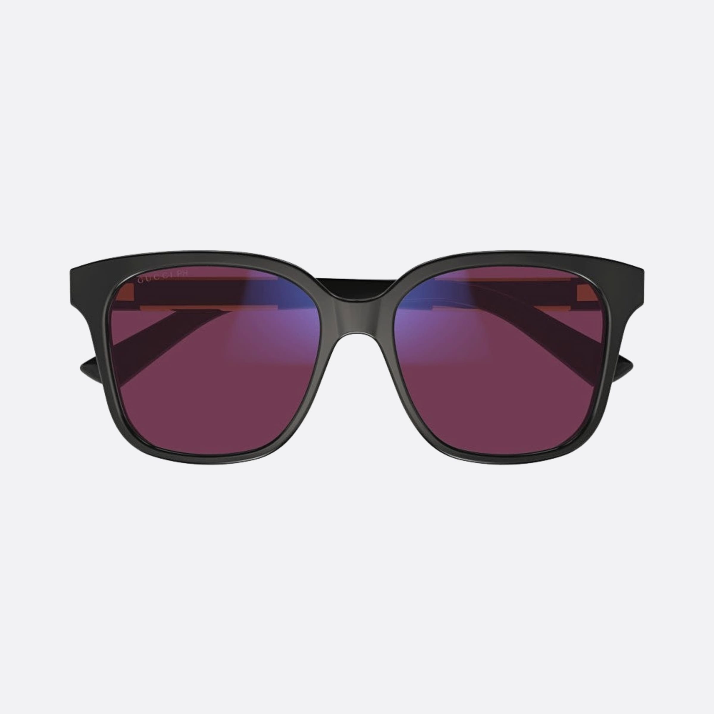 Gucci 53mm Der Black Geometric Photochromic Women Sunglasses - Additional Angle