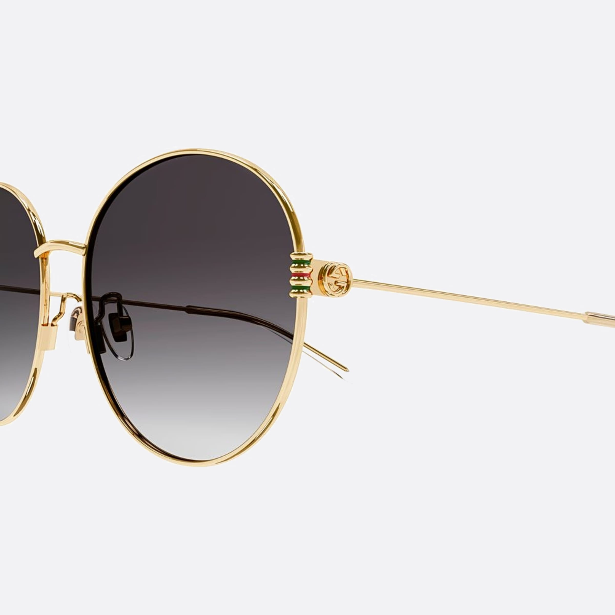 Gucci 60mm Gg1281sk Black Round Woman Sunglasses - Lifestyle Shot