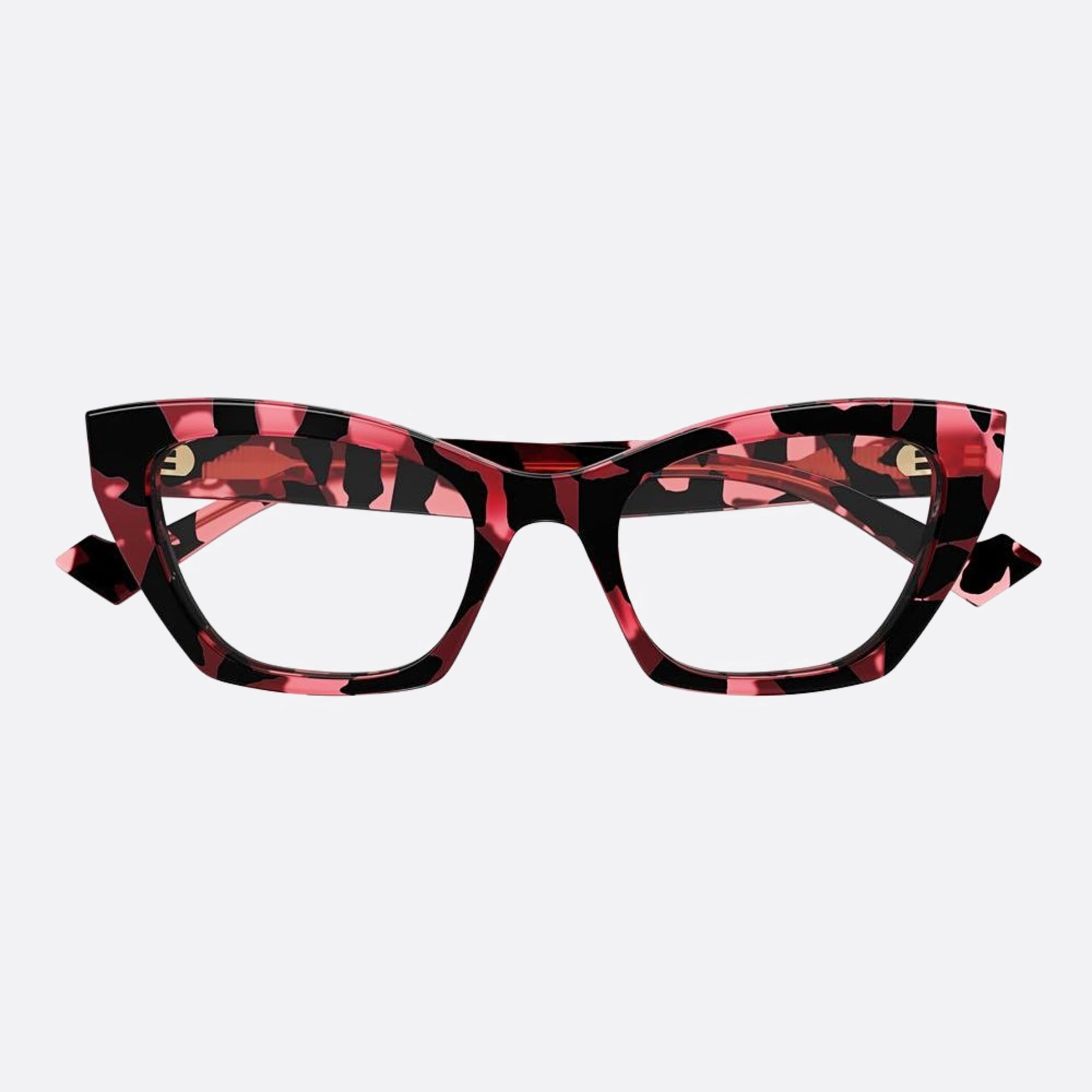Gucci 52mm Havana Squared Woman Eyeglasses - Detail View