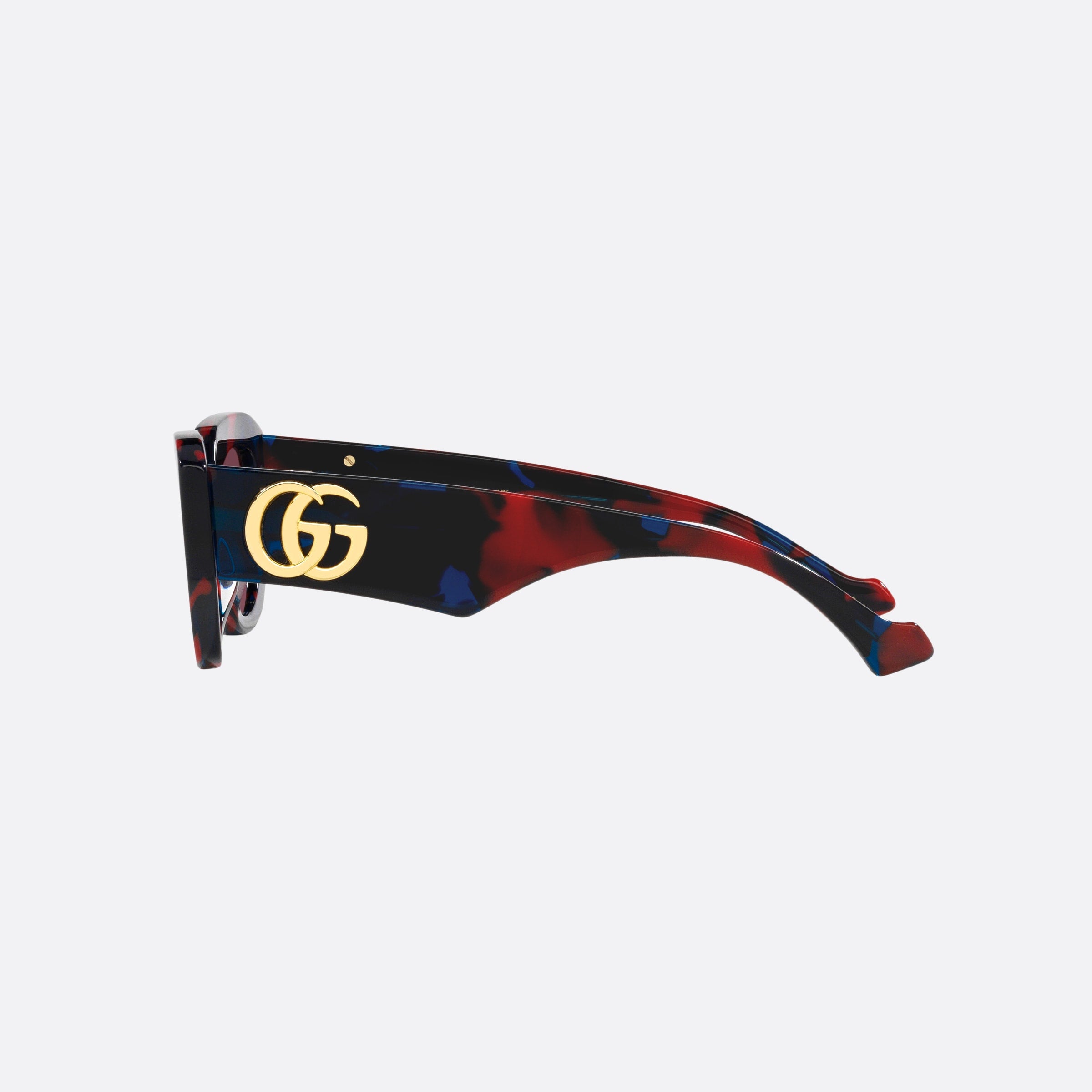 Gucci 51mm Bvf Tortoise Rectangle Woman Sunglasses - Detail View