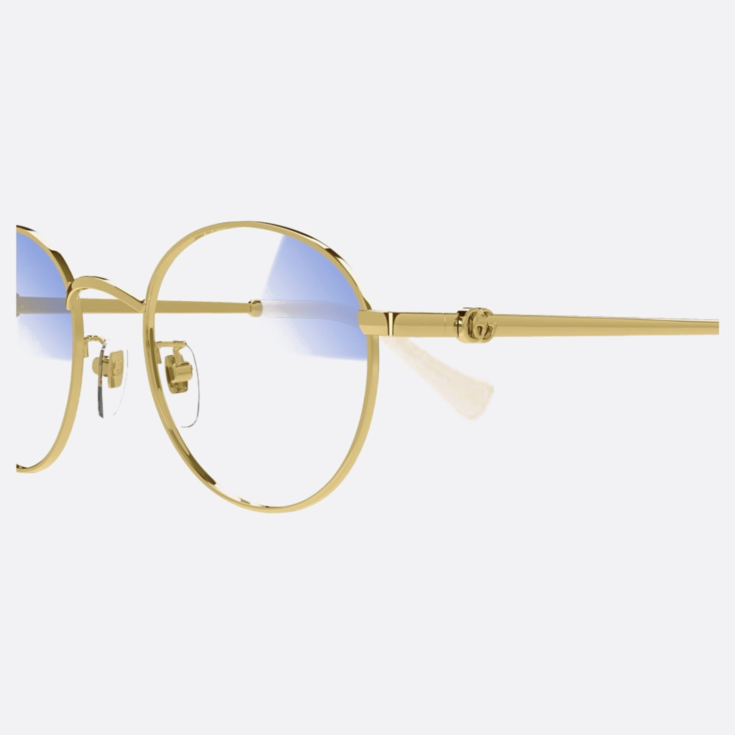 Gucci 50mm Gg1472sj Gdph Gold Round Photochromic Women Sunglasses - Detail View
