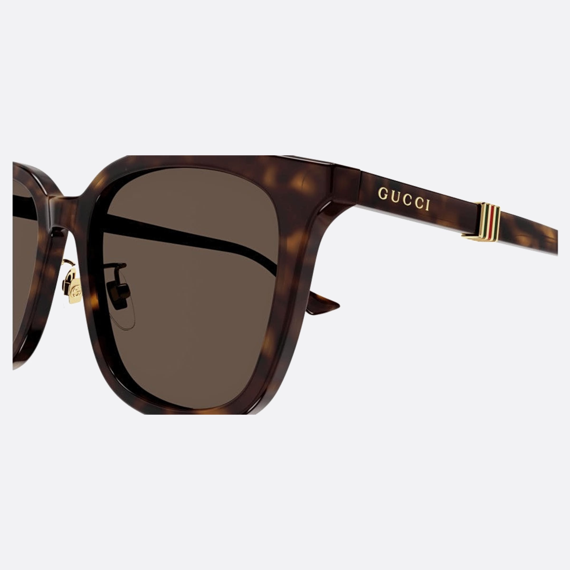 Gucci 54mm Gg1498sk Bre Havana Squared Men Sunglasses - Detail View