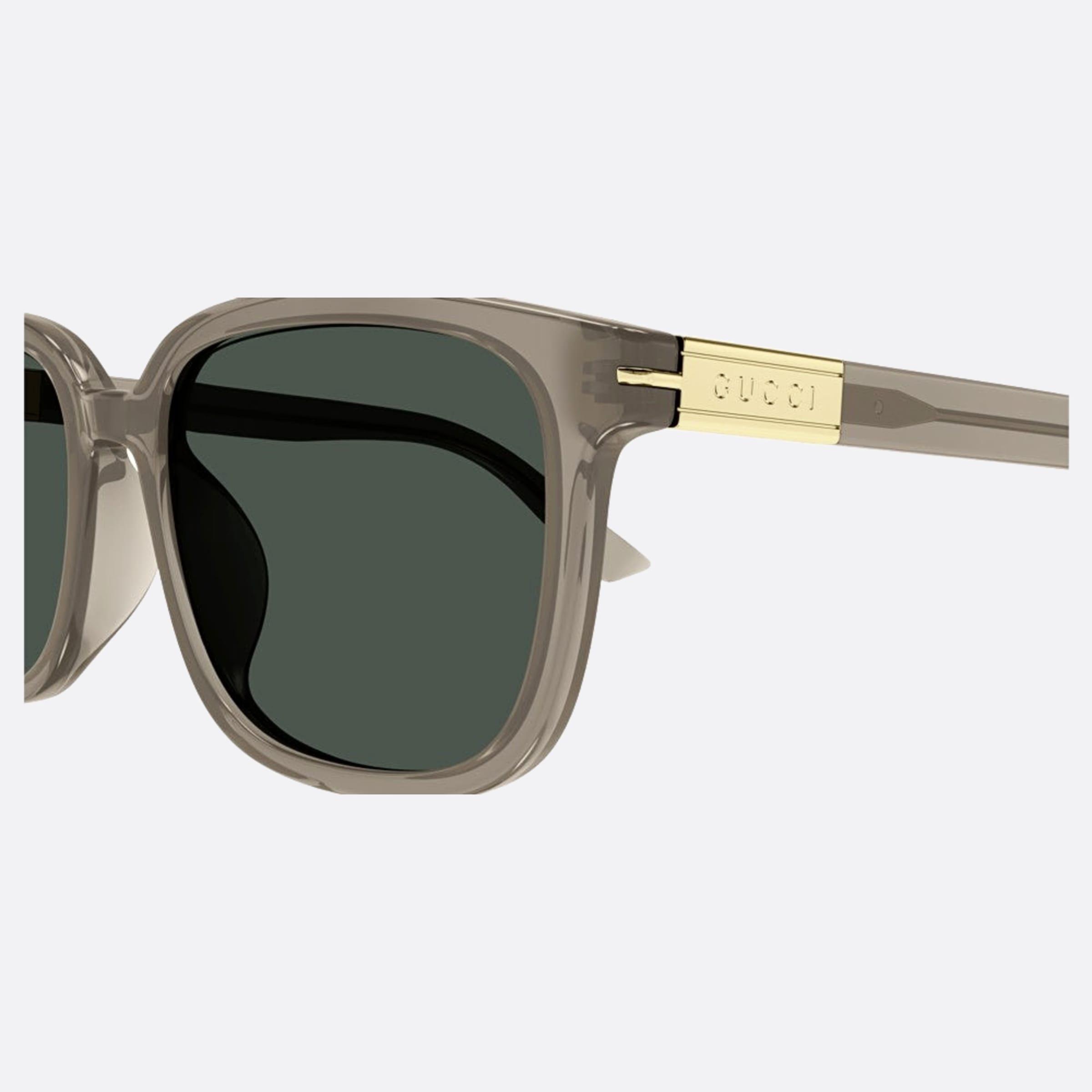 Gucci 55mm Gg1505sk Brg Brown Squared Men Sunglasses - Detail View