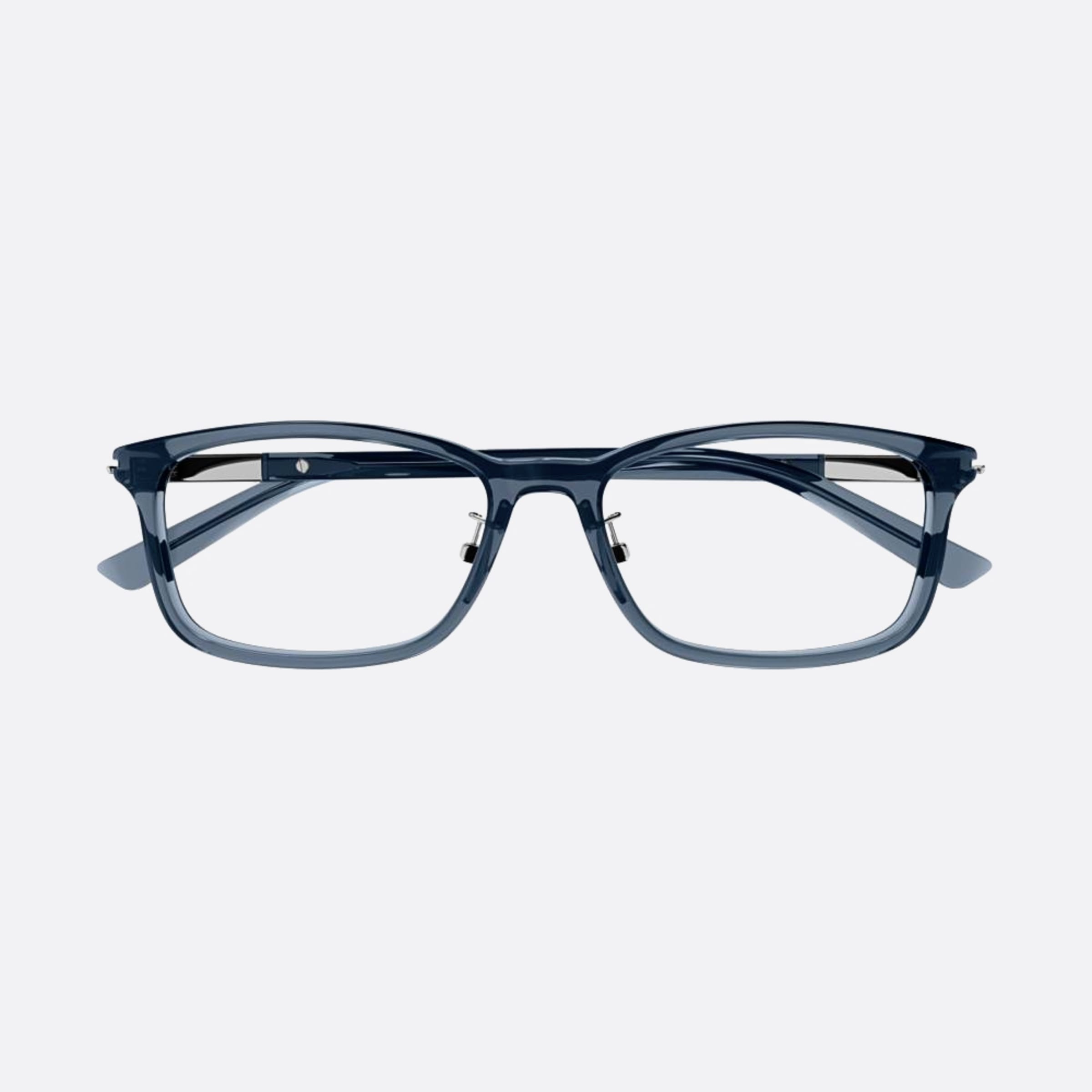 Gucci 55mm Gg1506oj Blue Squared Women Eyeglasses - Main View