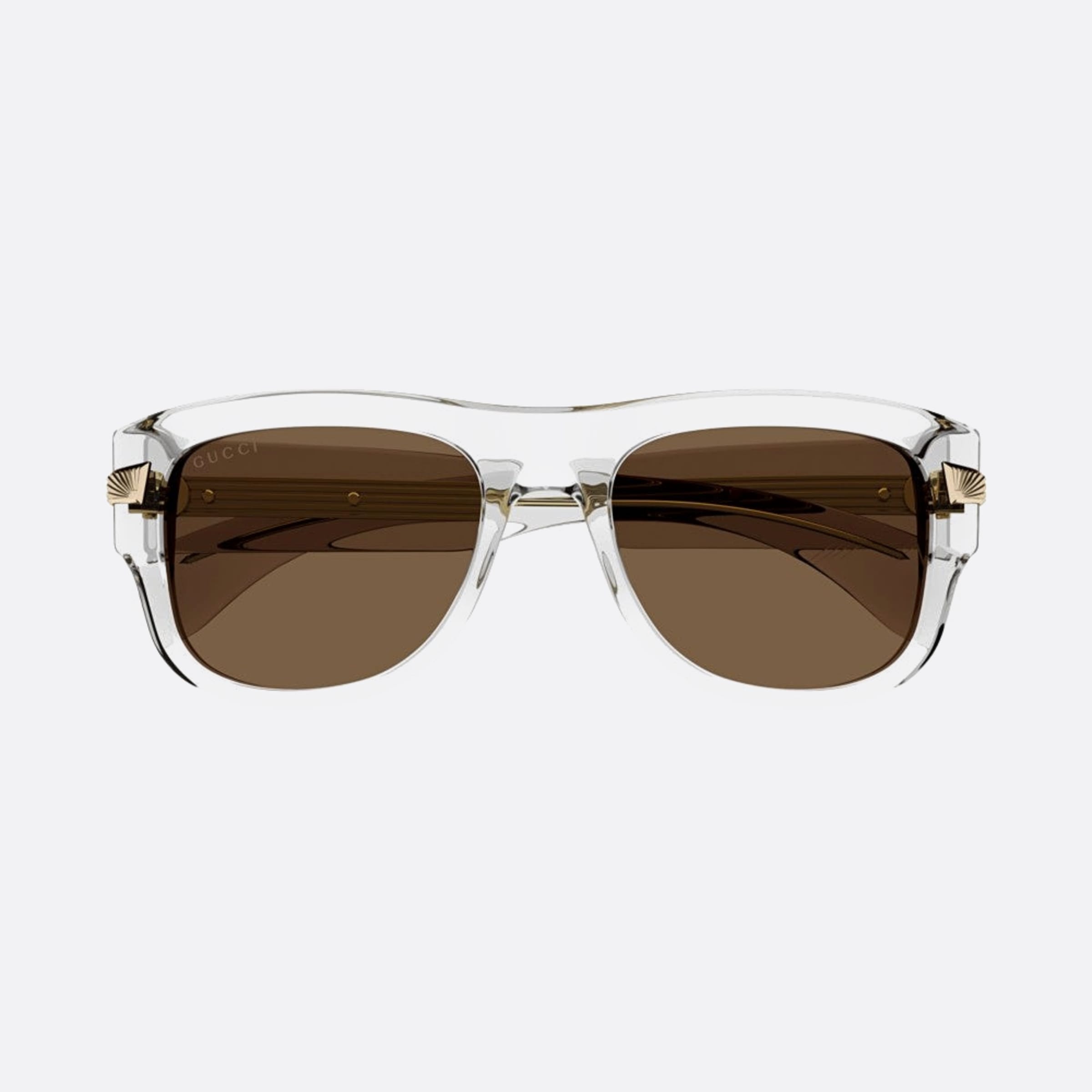 Gucci 54mm Tbr Transparent Squared Man Sunglasses - Detail View