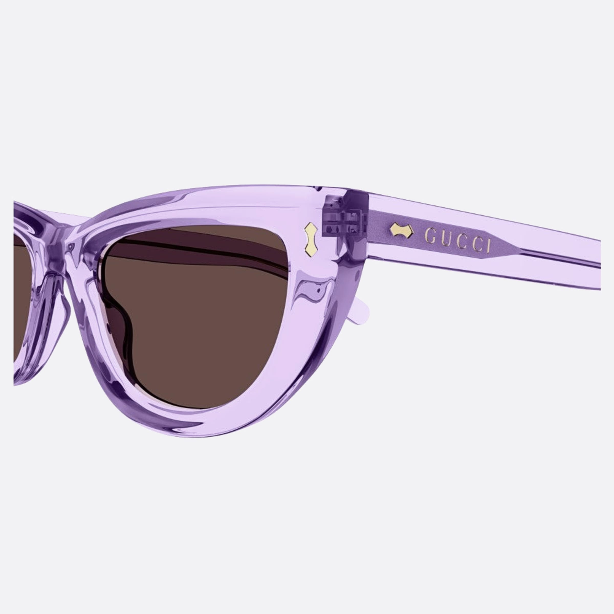 Gucci 51mm Vbr Violet Cat Eye Woman Sunglasses - Detail View