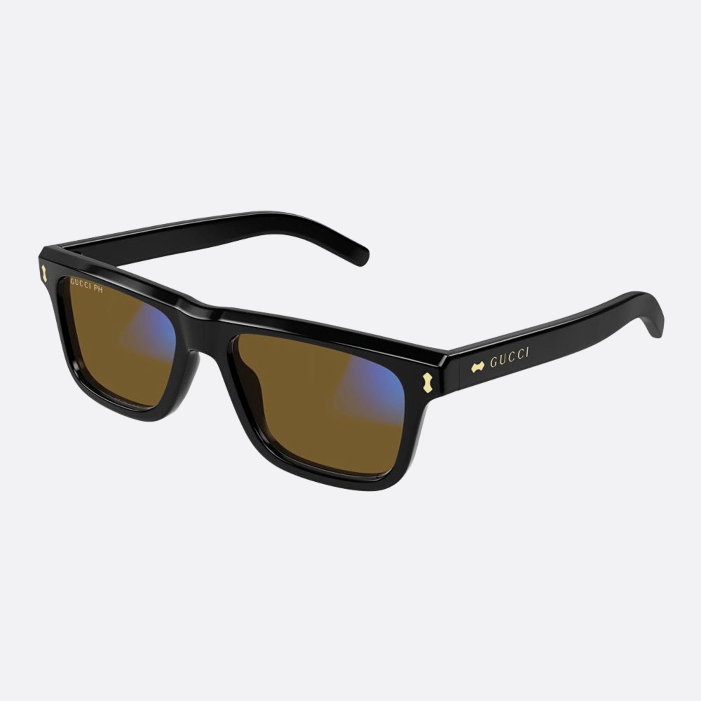 Gucci 54mm Bph Black Squared Photochromic Man Sunglasses - Additional Angle