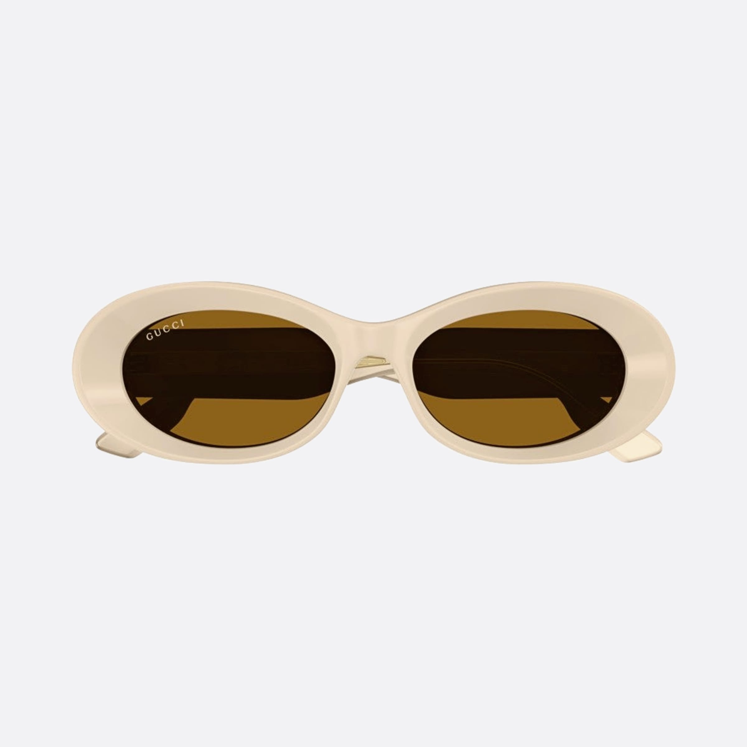 Gucci 54mm Beb Brown Oval Woman Sunglasses - Detail View