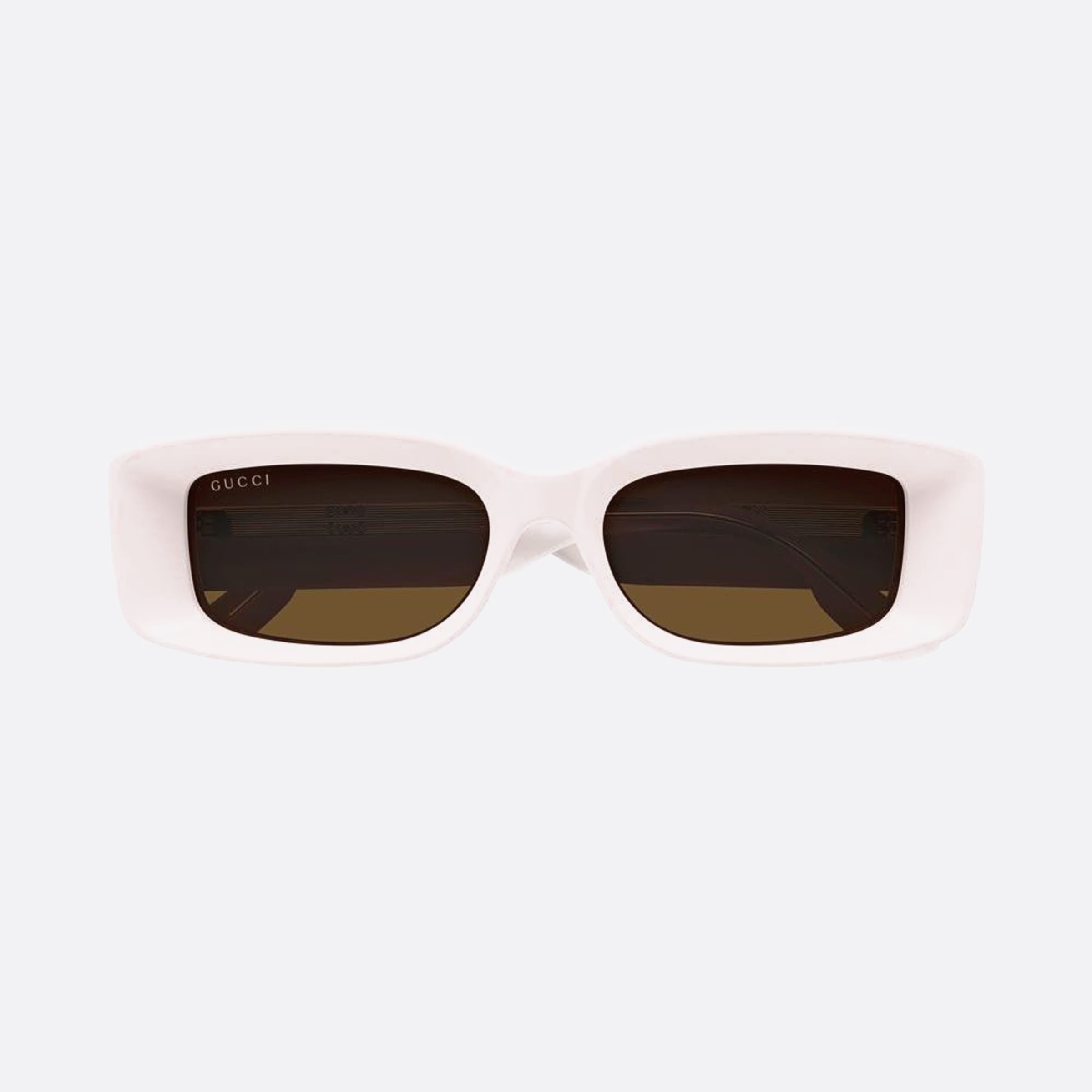 Gucci 53mm Nbb Pink Squared Woman Sunglasses - Detail View