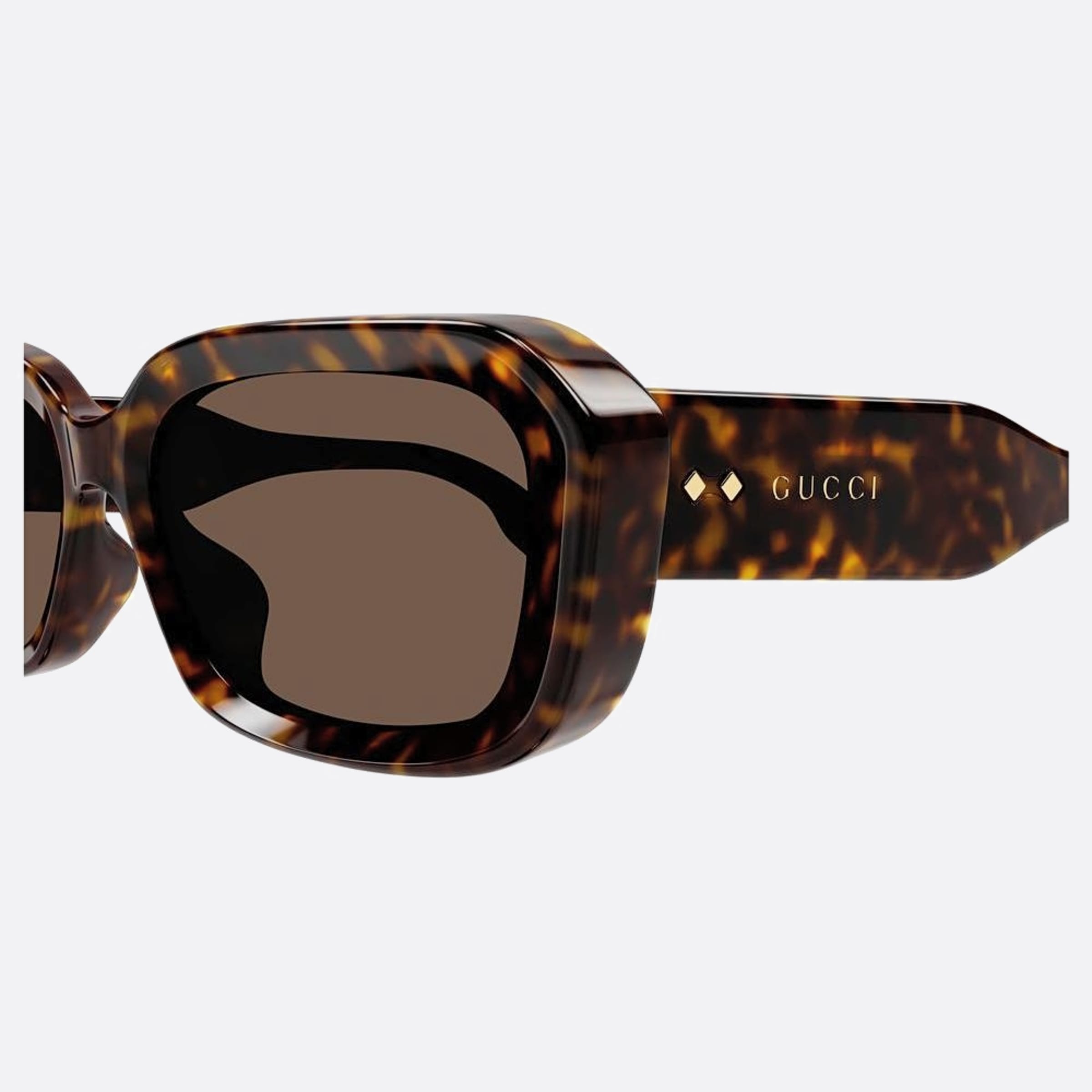 Gucci 54mm Gg1531sk Asq Havana Squared Woman Sunglasses - Lifestyle Shot