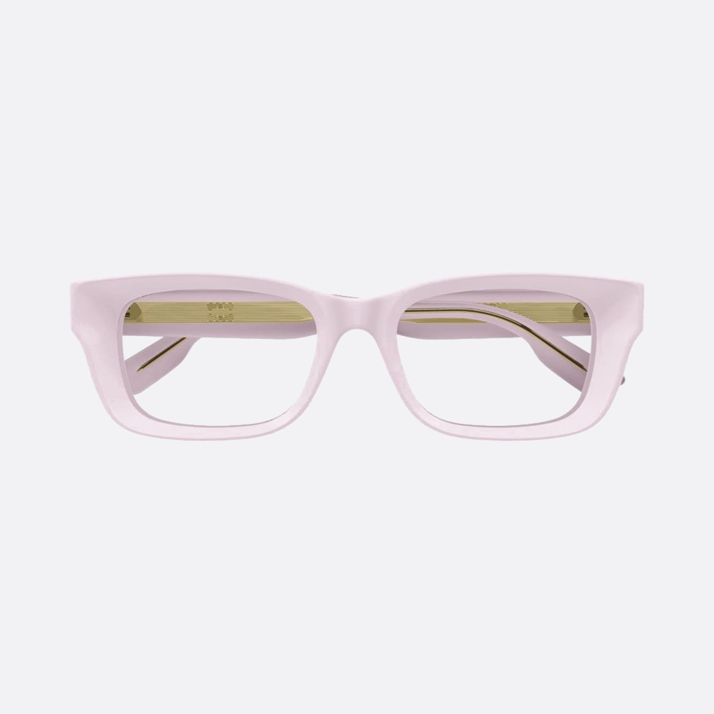 Gucci 52mm Gg1533oa Pink Squared Women Eyeglasses - Detail View
