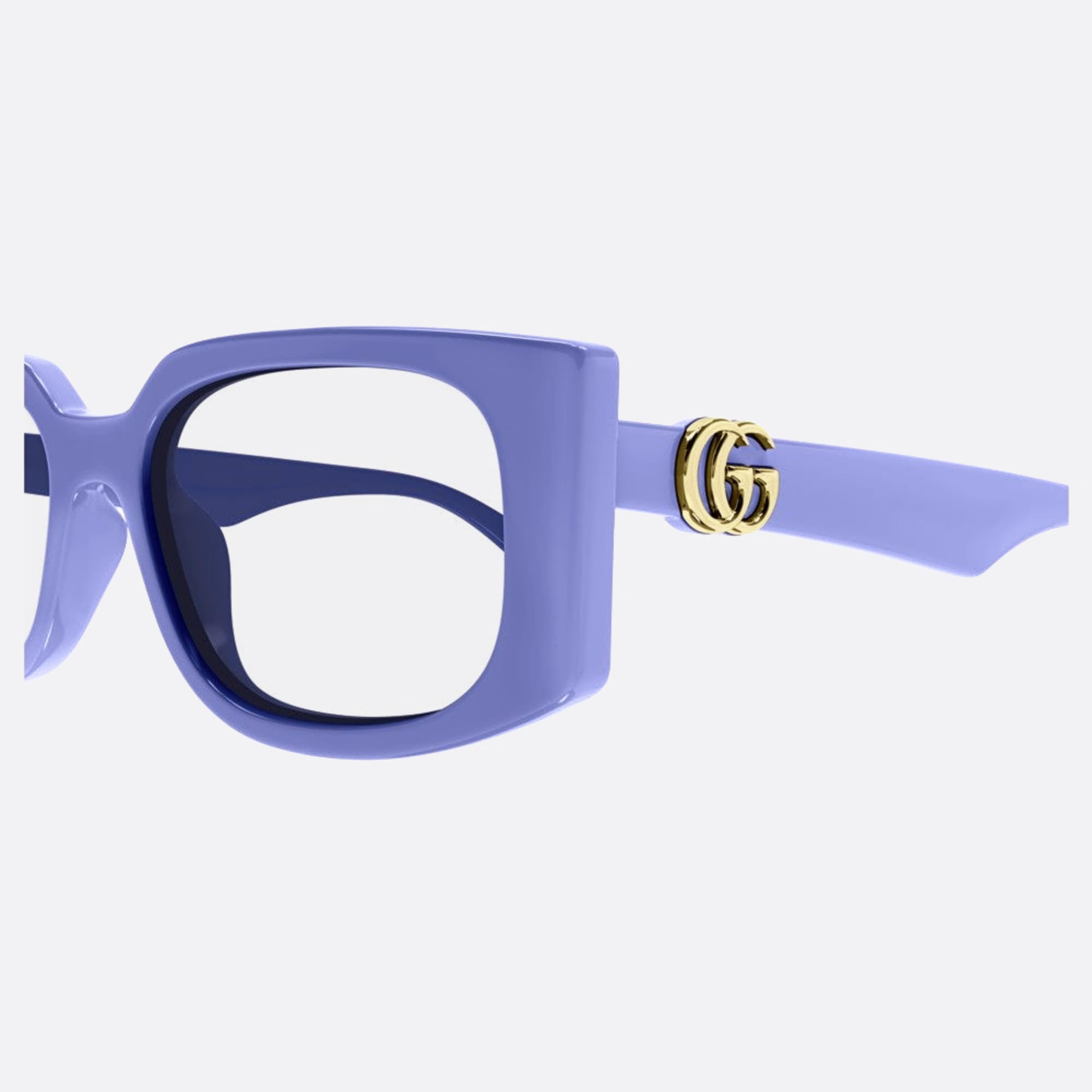 Gucci 55mm Vtr Violet Squared Woman Sunglasses - Detail View