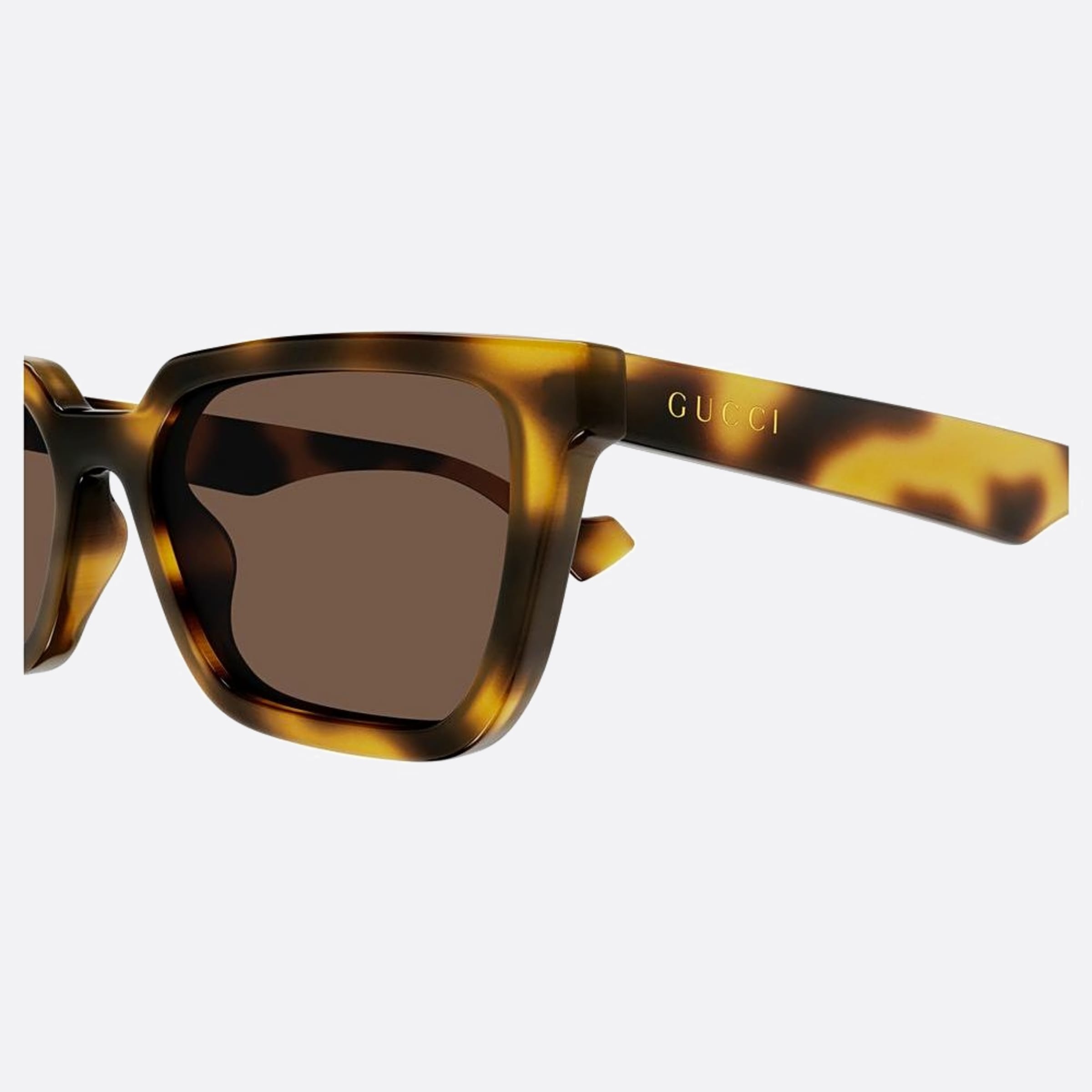 Gucci 55mm Ybr Yellow Squared Man Sunglasses - Lifestyle Shot