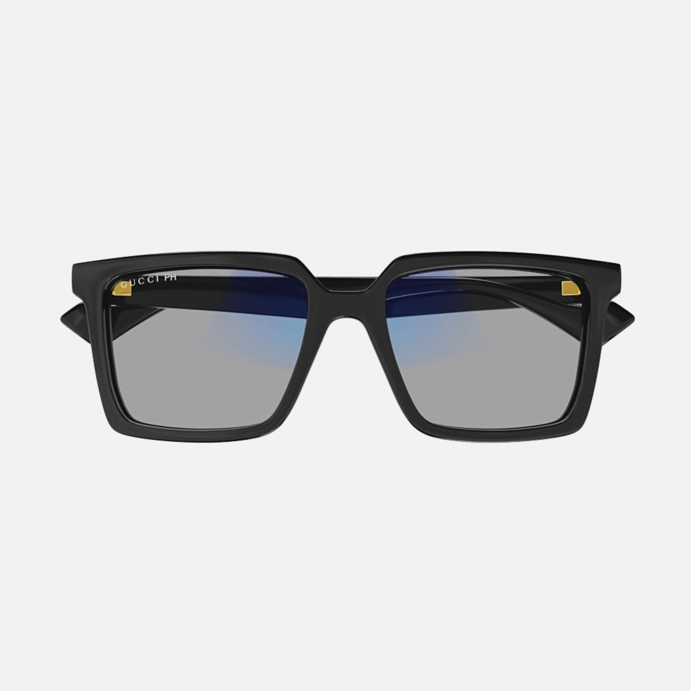 Gucci 55mm Bpg Black Squared Photochromic Man Sunglasses - Additional Angle