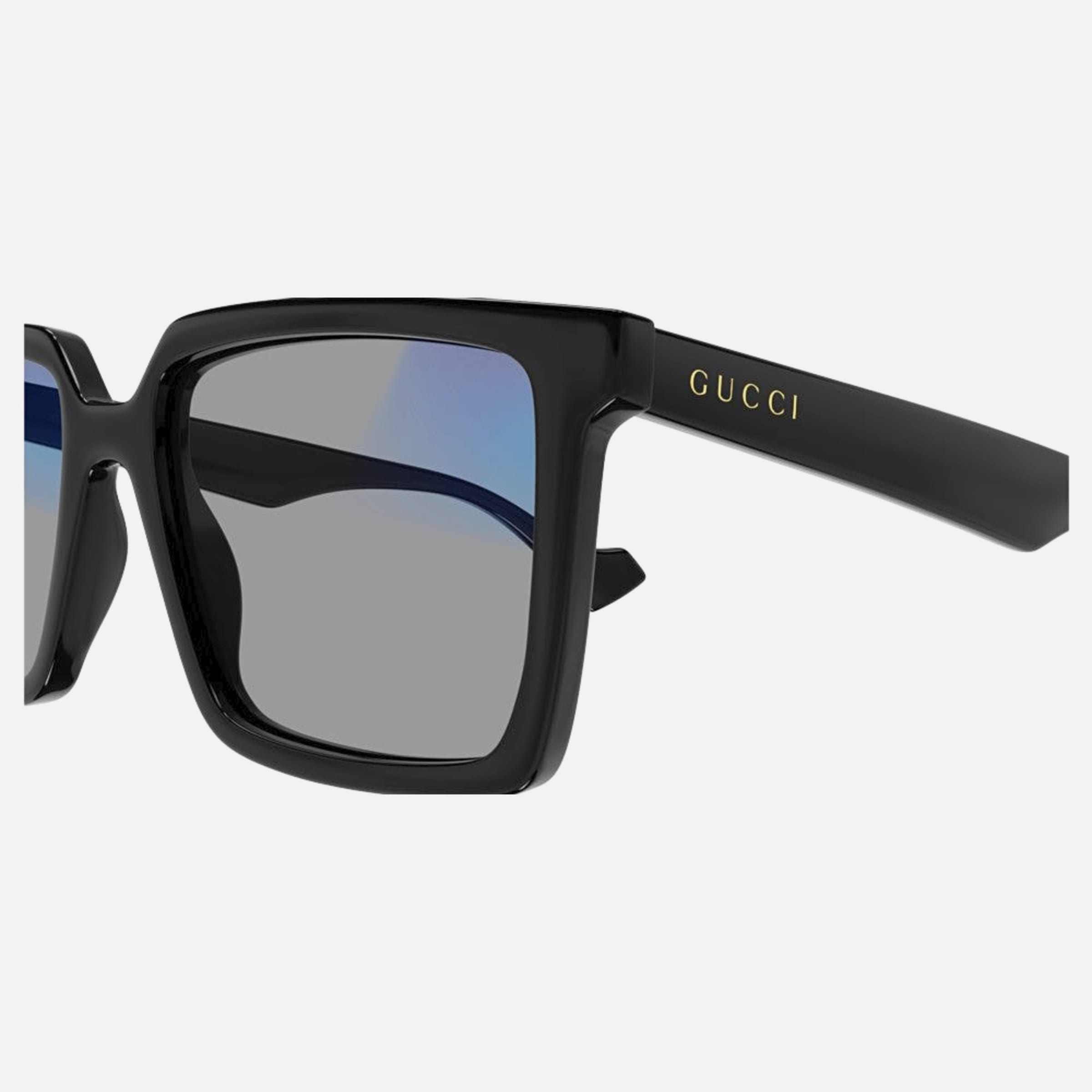Gucci 55mm Bpg Black Squared Photochromic Man Sunglasses - Additional Angle