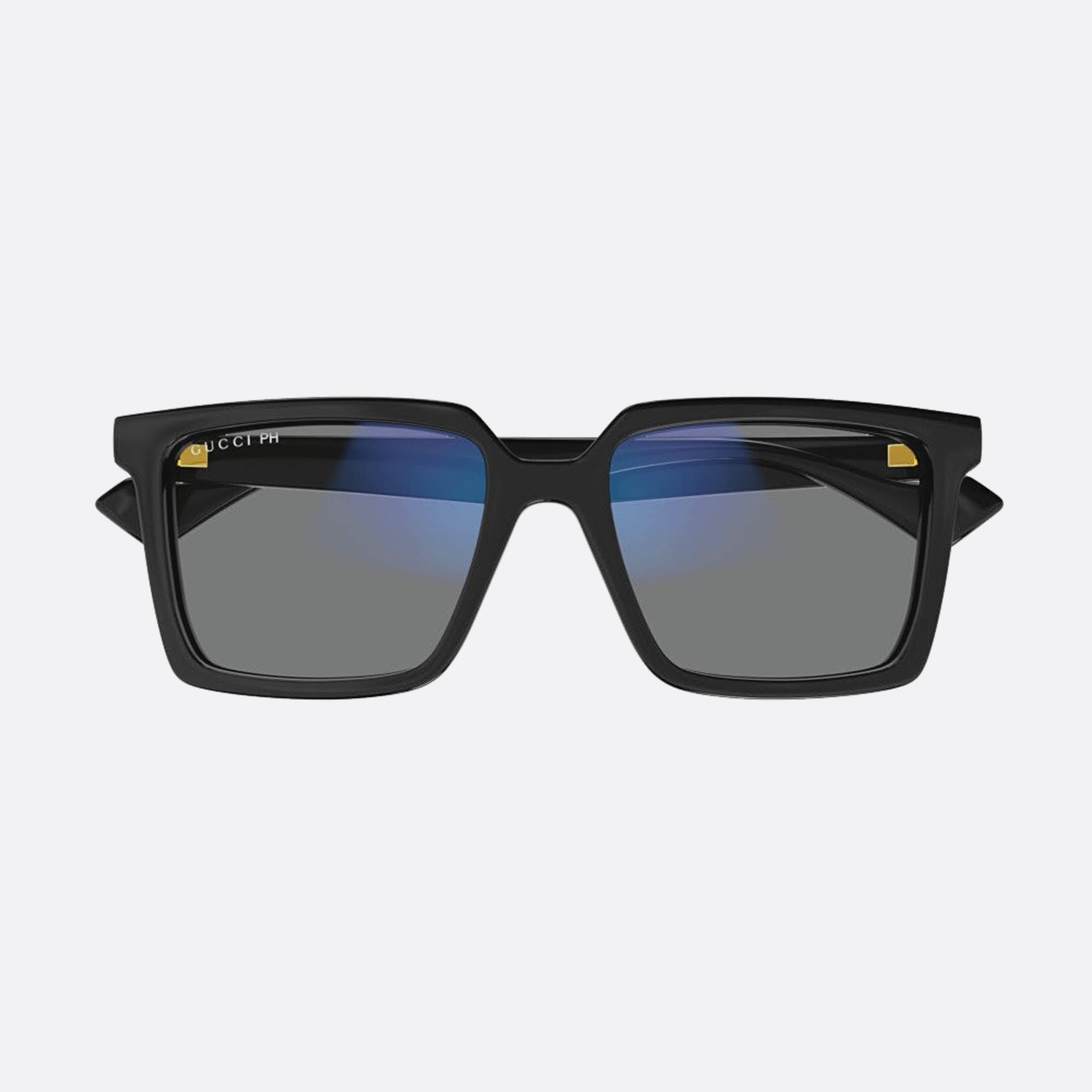 Gucci 55mm Bpg Black Squared Photochromic Man Sunglasses - Additional Angle