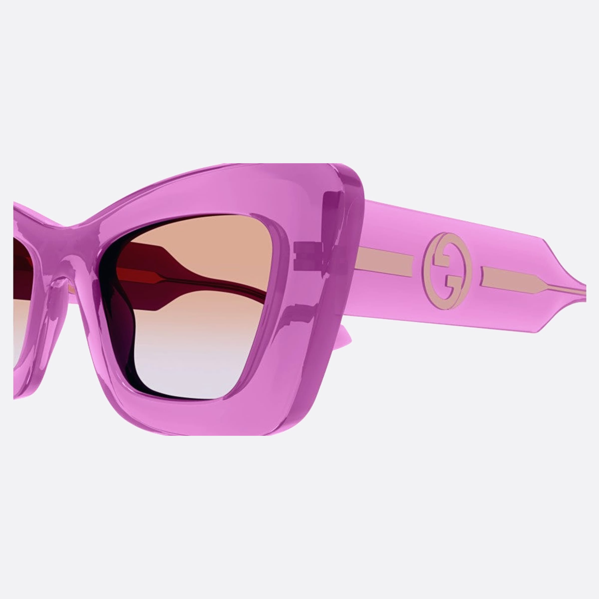 Gucci 49mm Pko Pink Butterfly Woman Sunglasses - Lifestyle Shot