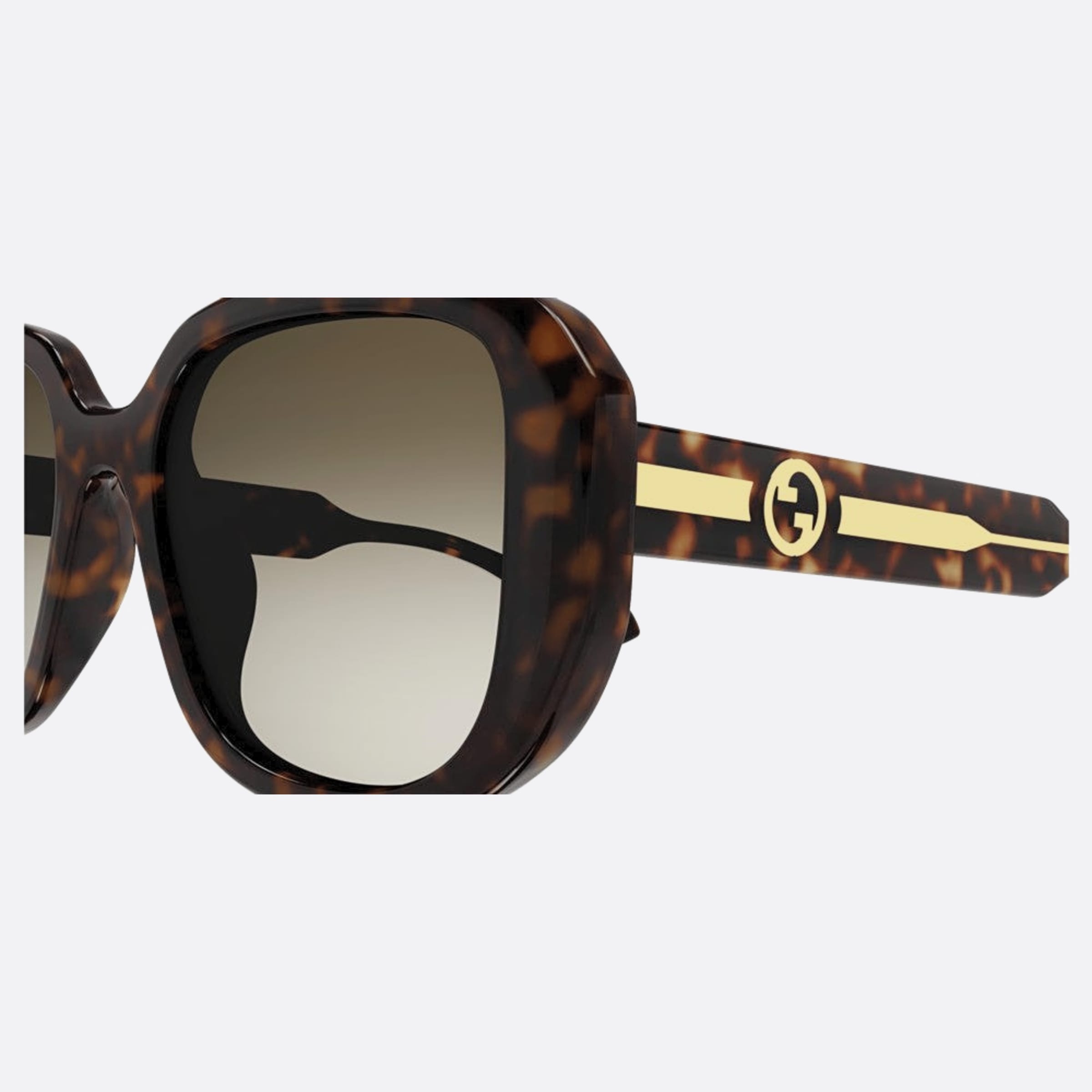 Gucci 54mm Gg1557sk Bre Havana Oversize Women Sunglasses - Detail View